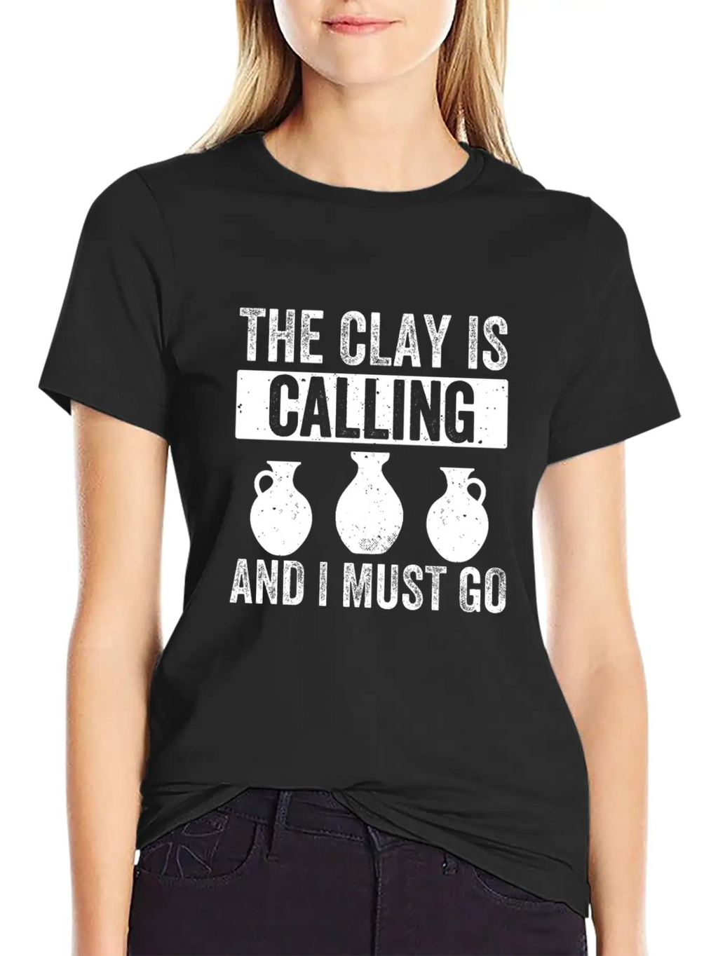 The Clay Is Calling Funny Pottery Ceramic Clay Unisex Casual T-Shirt – Clean Design For Daily Comfort