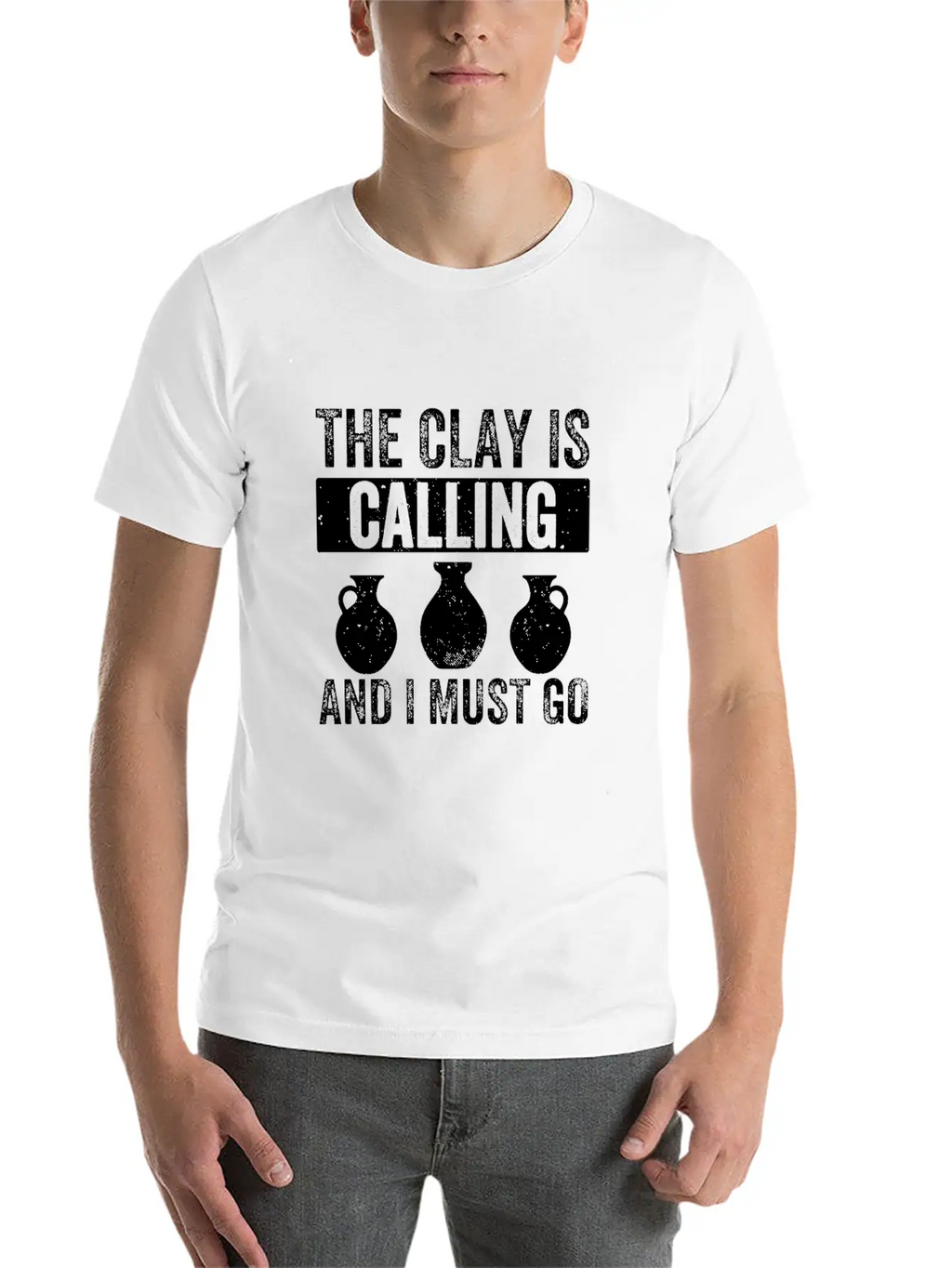 The Clay Is Calling Funny Pottery Ceramic Clay Unisex Casual T-Shirt – Clean Design For Daily Comfort