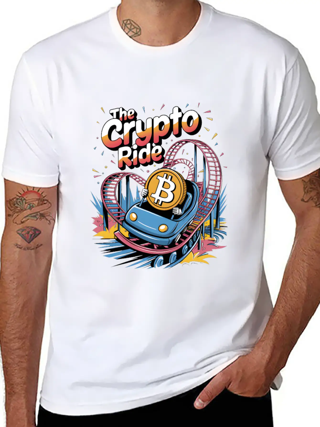 The Crypto Ride Unisex Casual T-Shirt – Clean Design For Daily Comfort