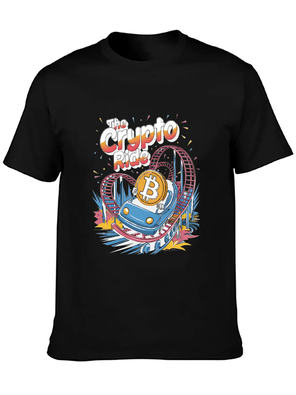 The Crypto Ride Unisex Casual T-Shirt – Clean Design For Daily Comfort