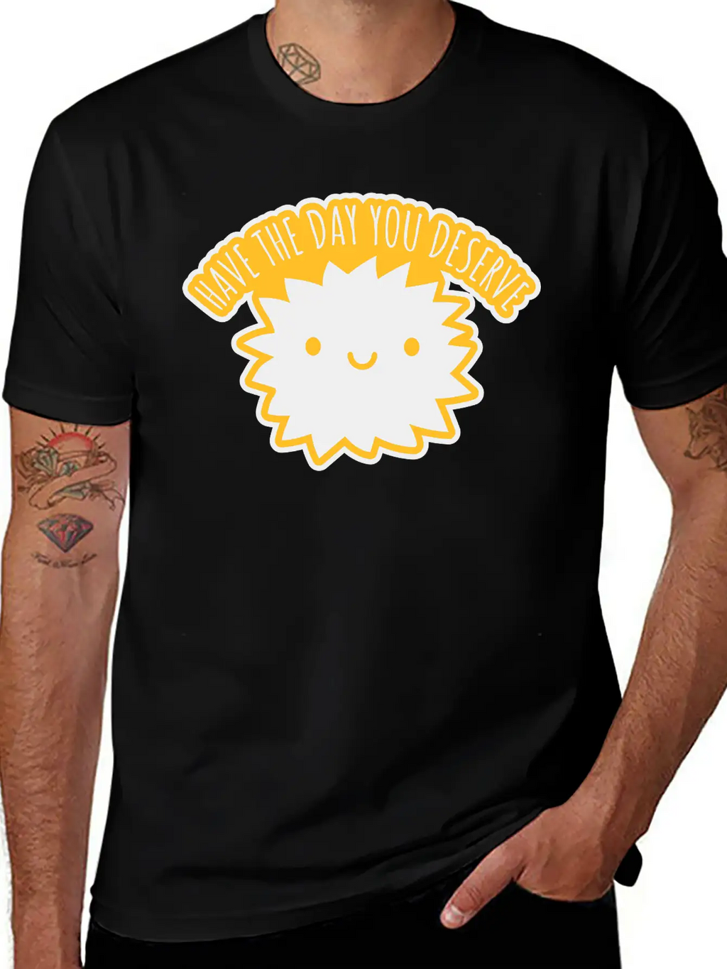 The Day You Deserve Unisex Casual T-Shirt – Clean Design For Daily Comfort