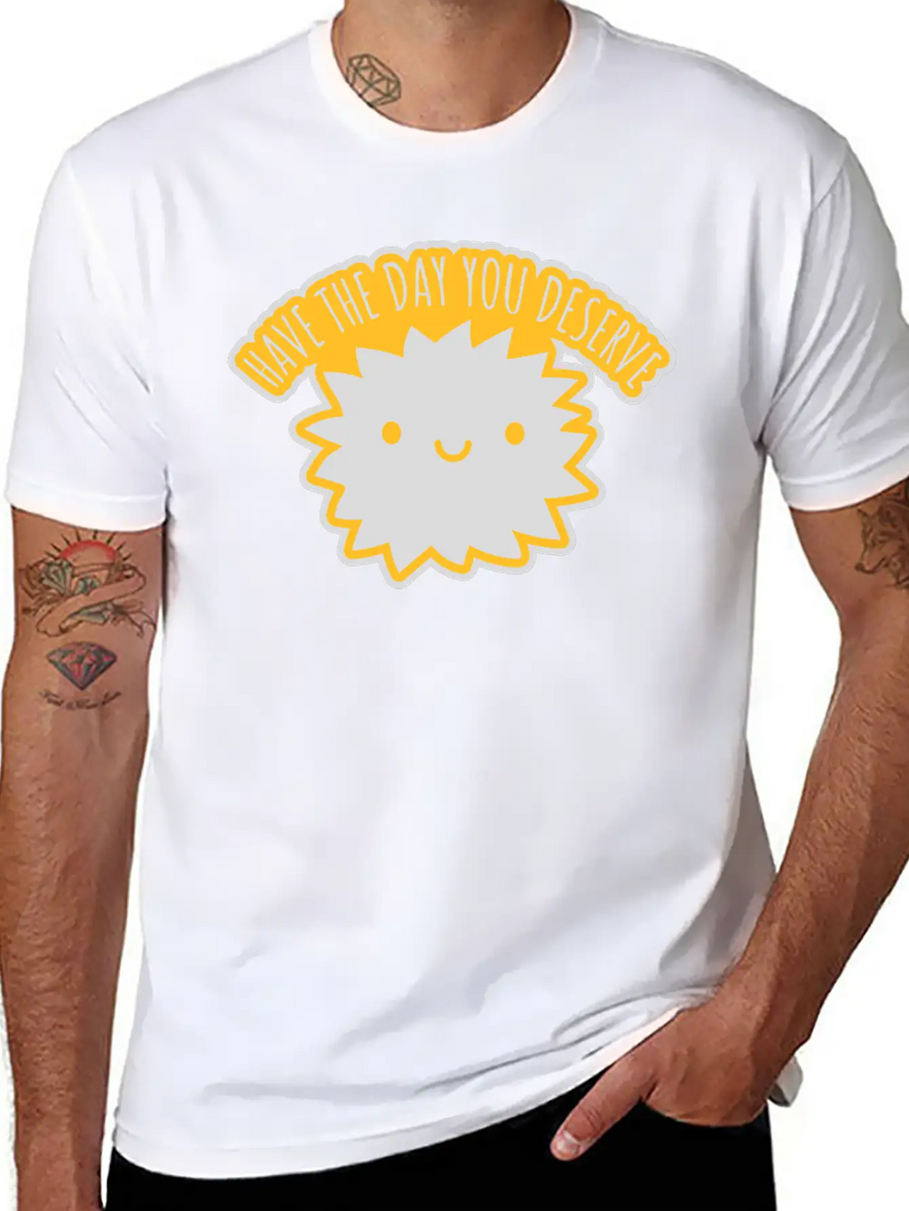 The Day You Deserve Unisex Casual T-Shirt – Clean Design For Daily Comfort