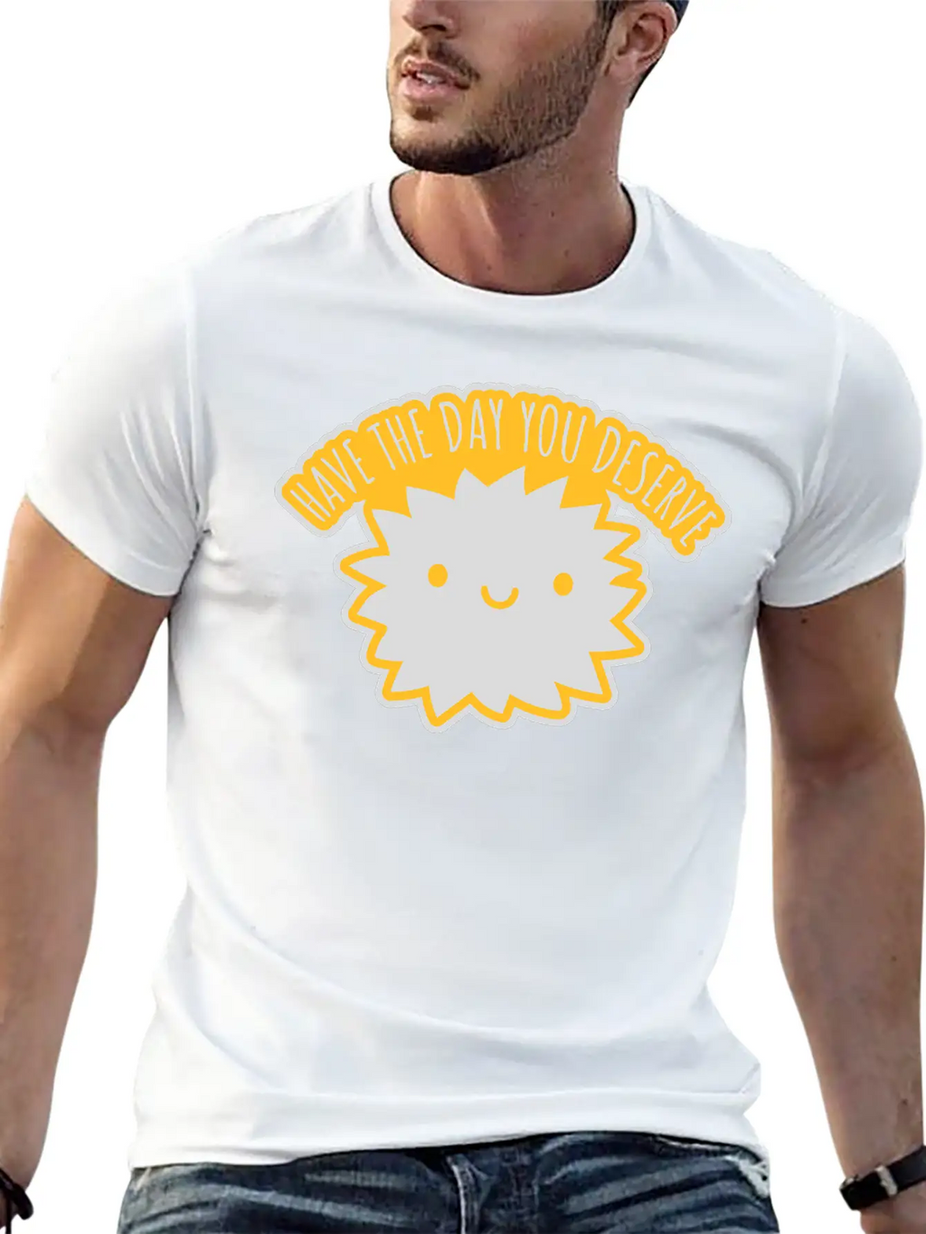 The Day You Deserve Unisex Casual T-Shirt – Clean Design For Daily Comfort