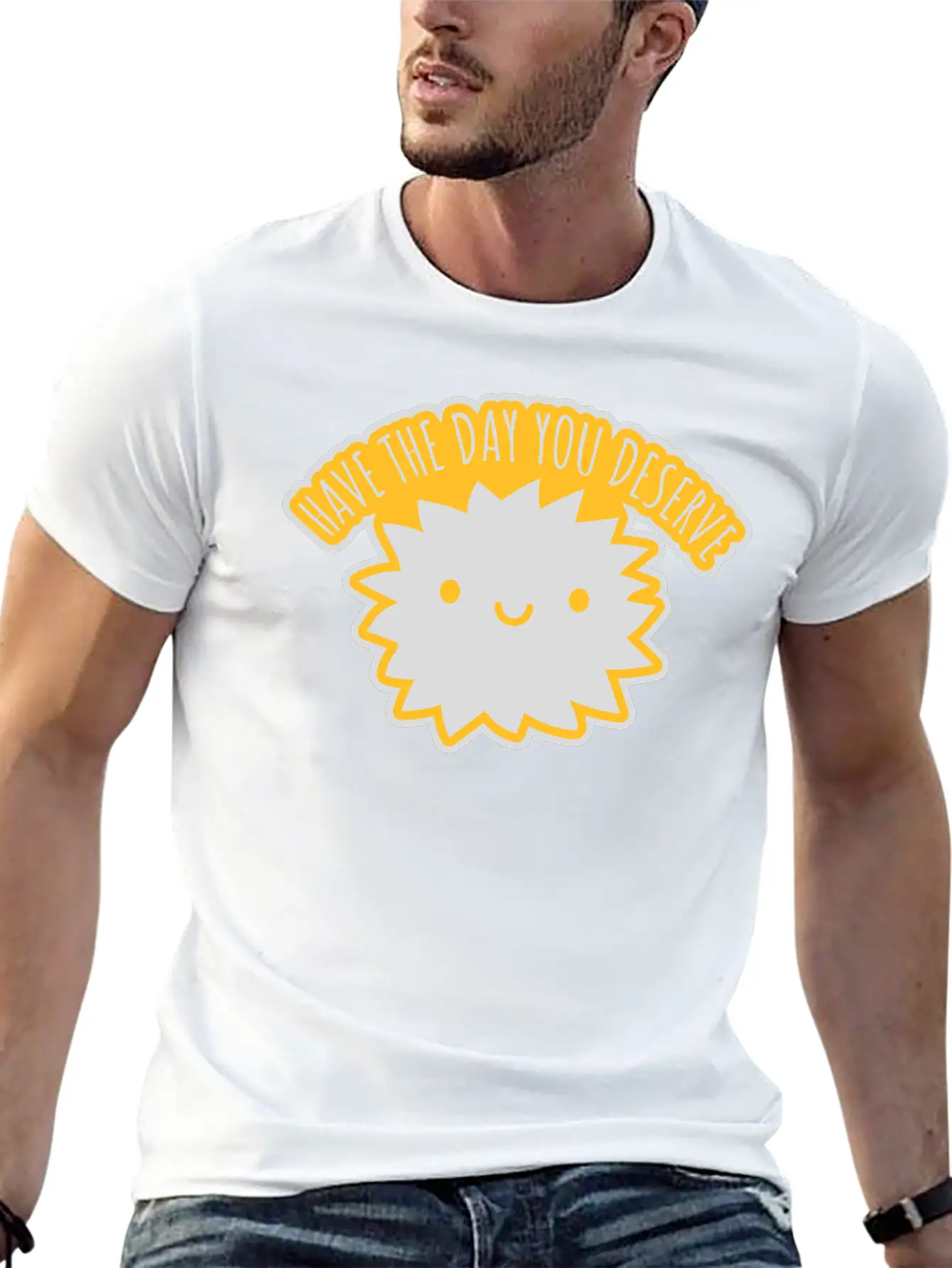 The Day You Deserve Unisex Casual T-Shirt – Clean Design For Daily Comfort