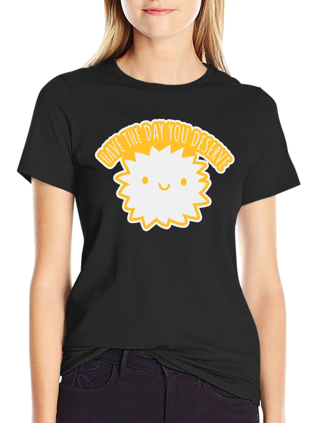 The Day You Deserve Unisex Casual T-Shirt – Clean Design For Daily Comfort