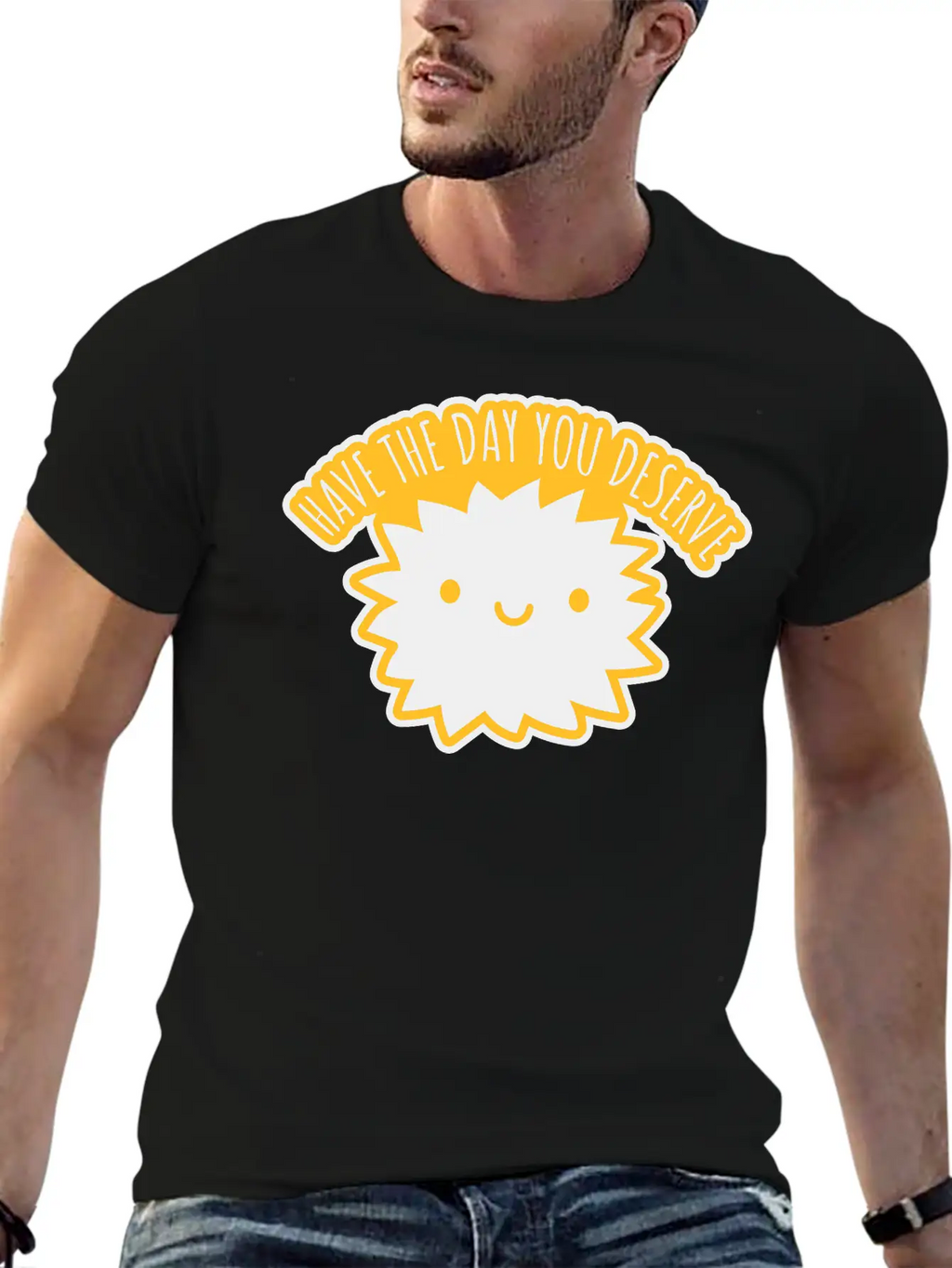 The Day You Deserve Unisex Casual T-Shirt – Clean Design For Daily Comfort