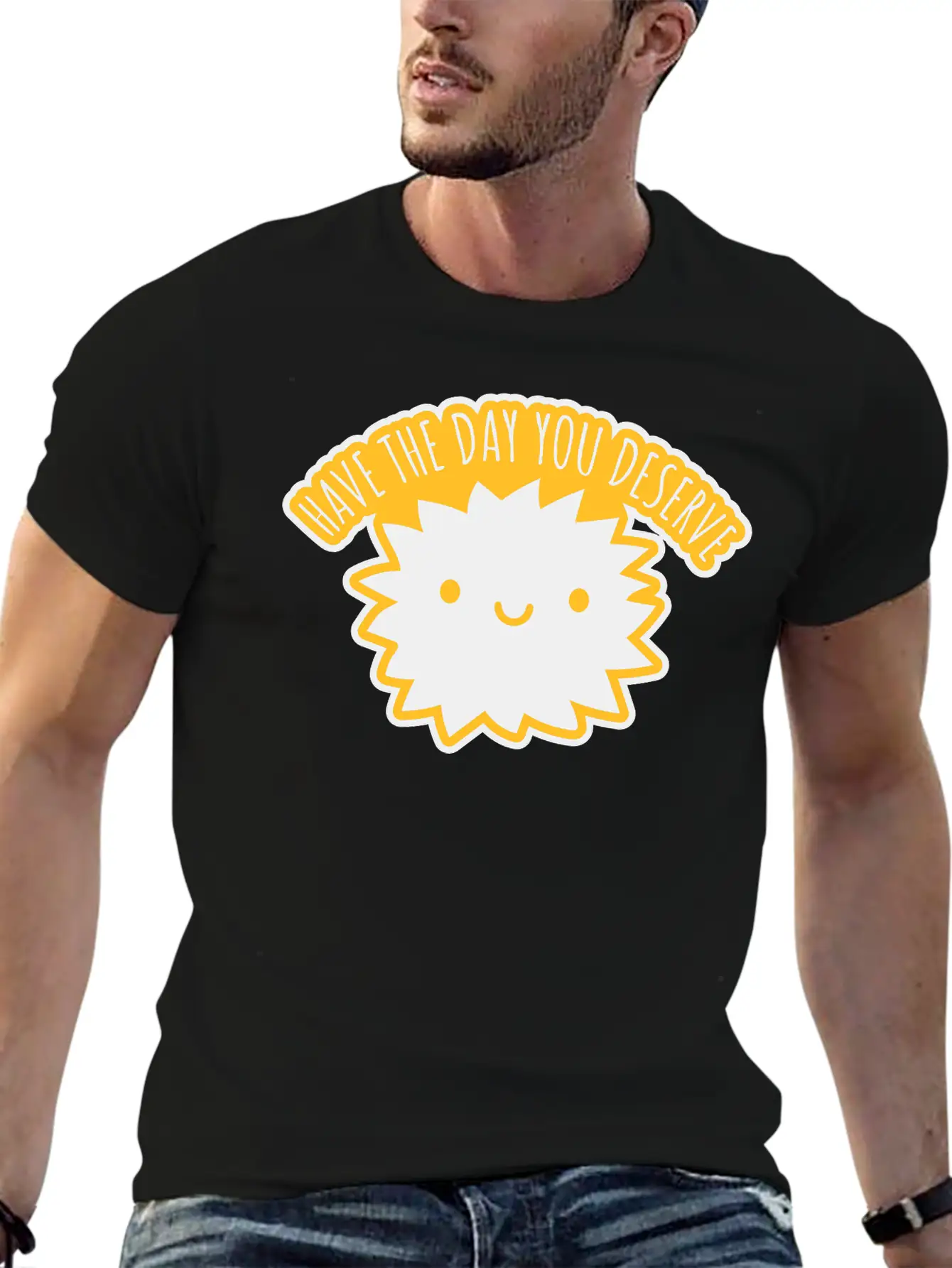 The Day You Deserve Unisex Casual T-Shirt – Clean Design For Daily Comfort