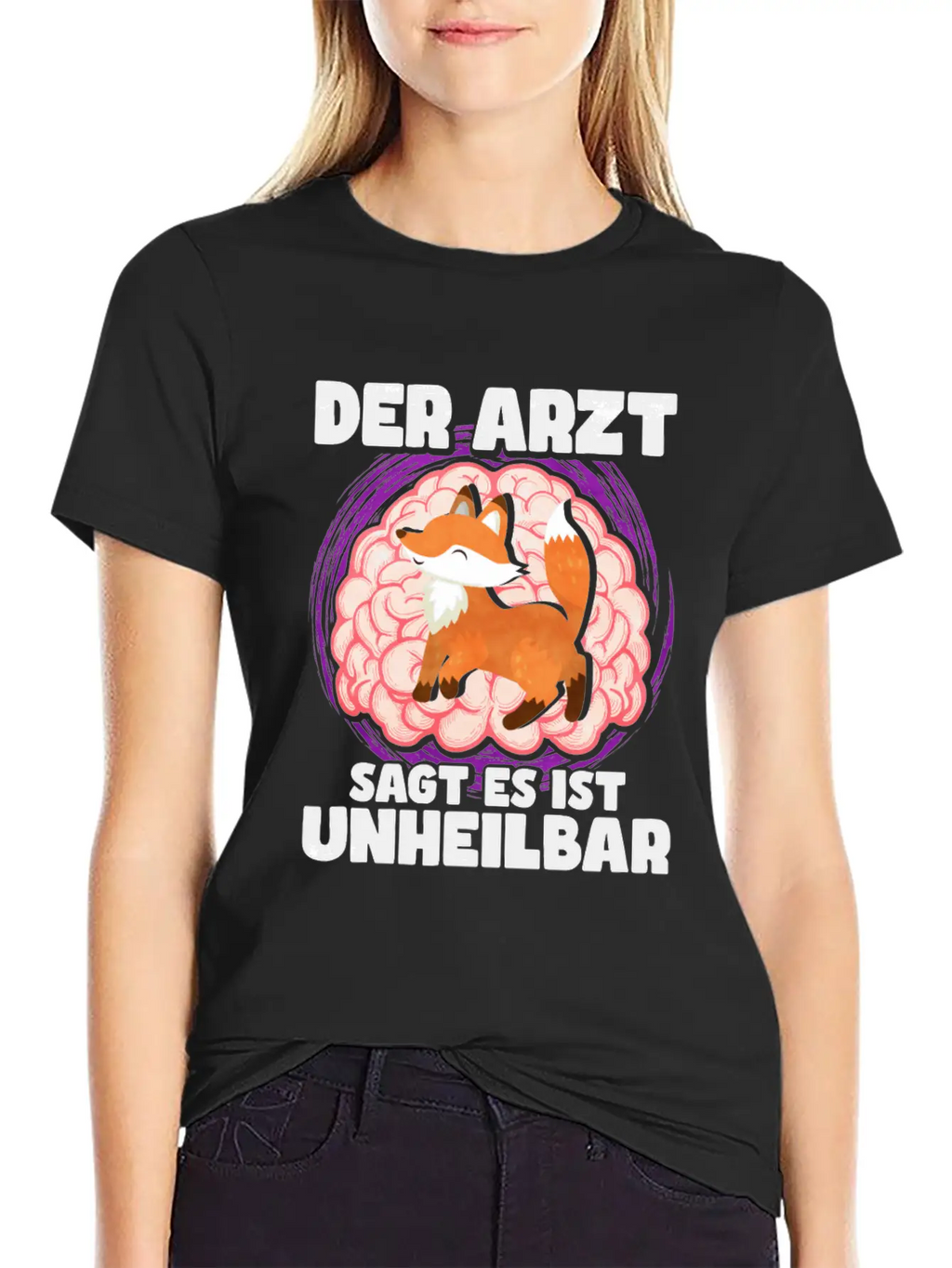 The Doctor Says It Is Incurable Fox Unisex Casual T-Shirt – Clean Design For Daily Comfort