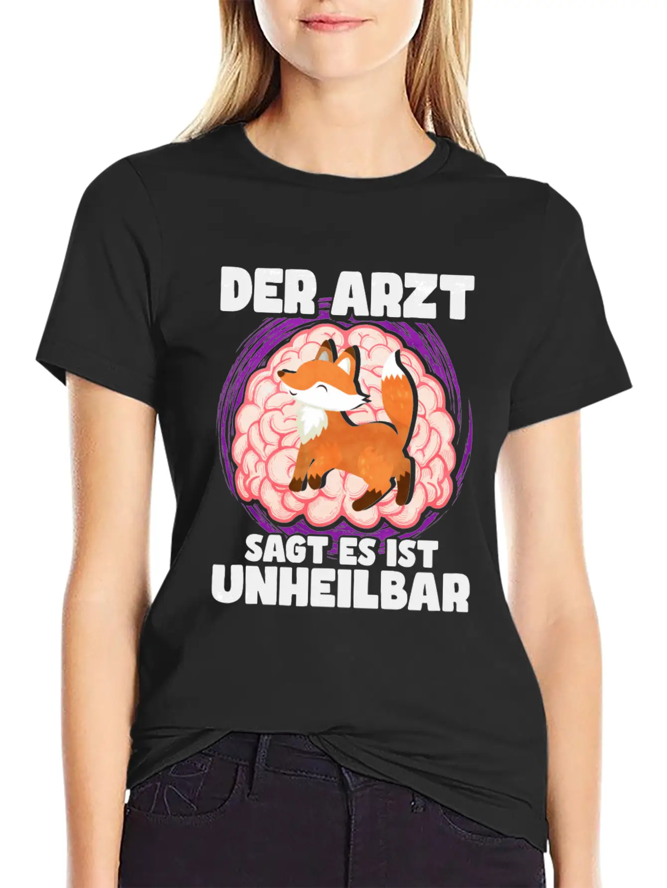 The Doctor Says It Is Incurable Fox Unisex Casual T-Shirt – Clean Design For Daily Comfort