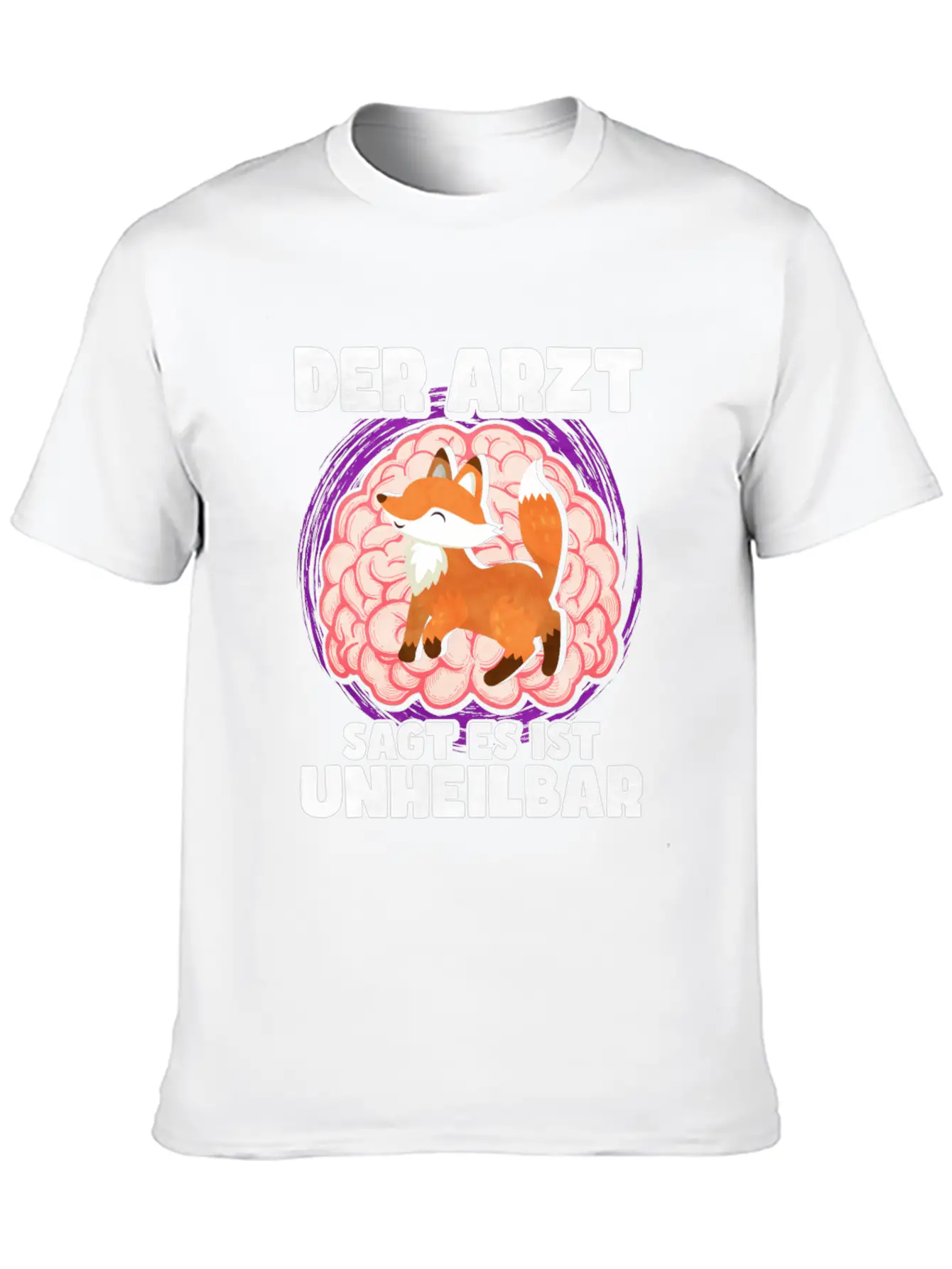 The Doctor Says It Is Incurable Fox Unisex Casual T-Shirt – Clean Design For Daily Comfort