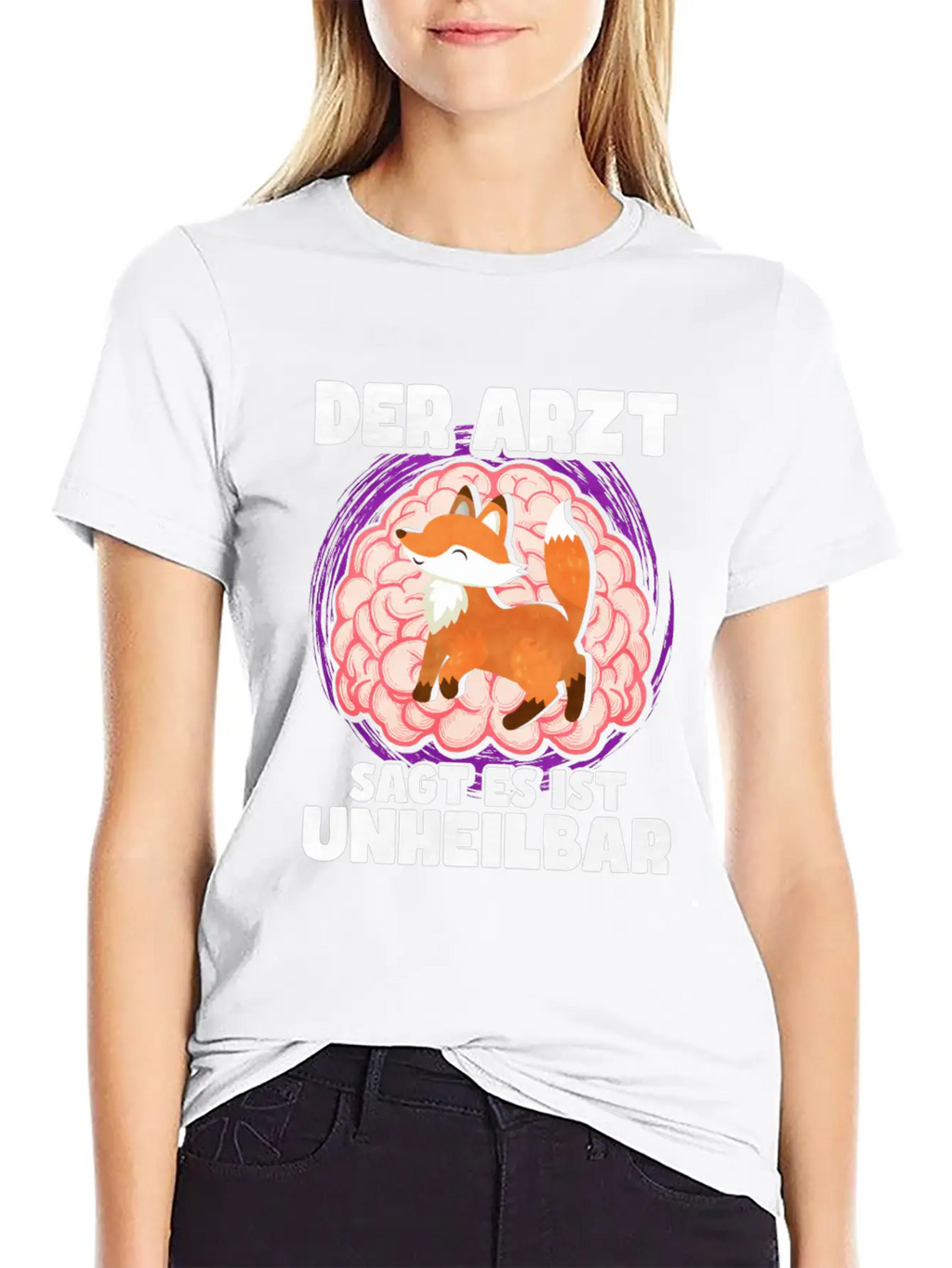 The Doctor Says It Is Incurable Fox Unisex Casual T-Shirt – Clean Design For Daily Comfort