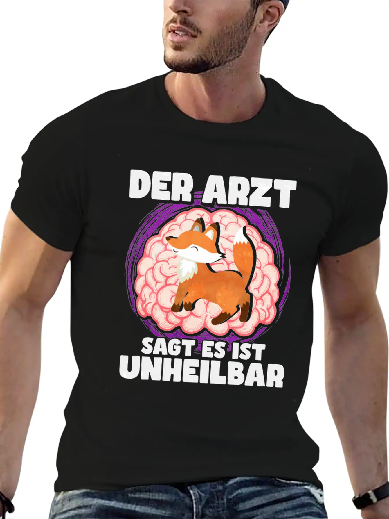The Doctor Says It Is Incurable Fox Unisex Casual T-Shirt – Clean Design For Daily Comfort
