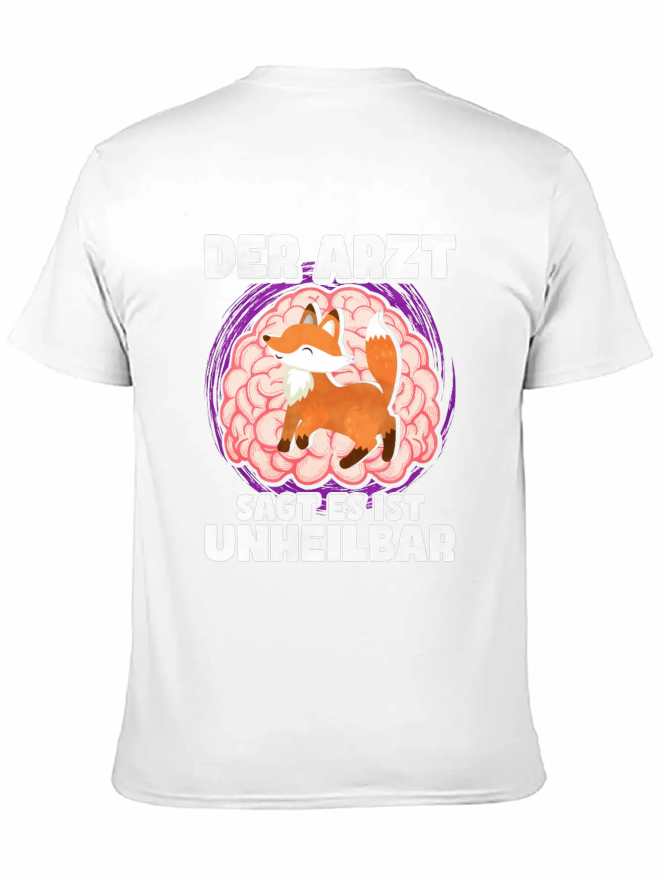 The Doctor Says It Is Incurable Fox Unisex Casual T-Shirt – Clean Design For Daily Comfort