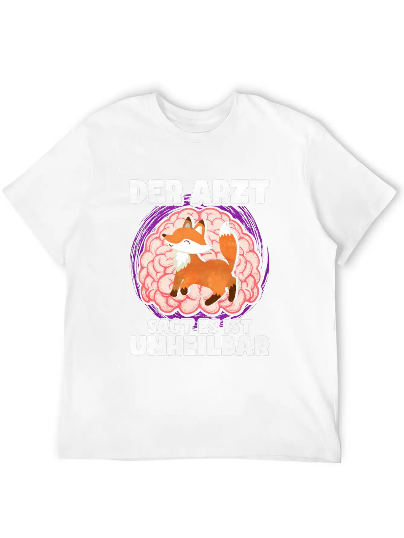 The Doctor Says It Is Incurable Fox Unisex Casual T-Shirt – Clean Design For Daily Comfort