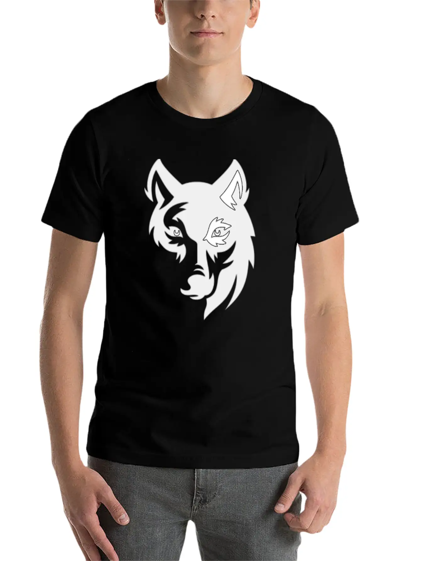 THE DOG Unisex Short Sleeve Soft Cotton T-Shirt – Casual Everyday Wear
