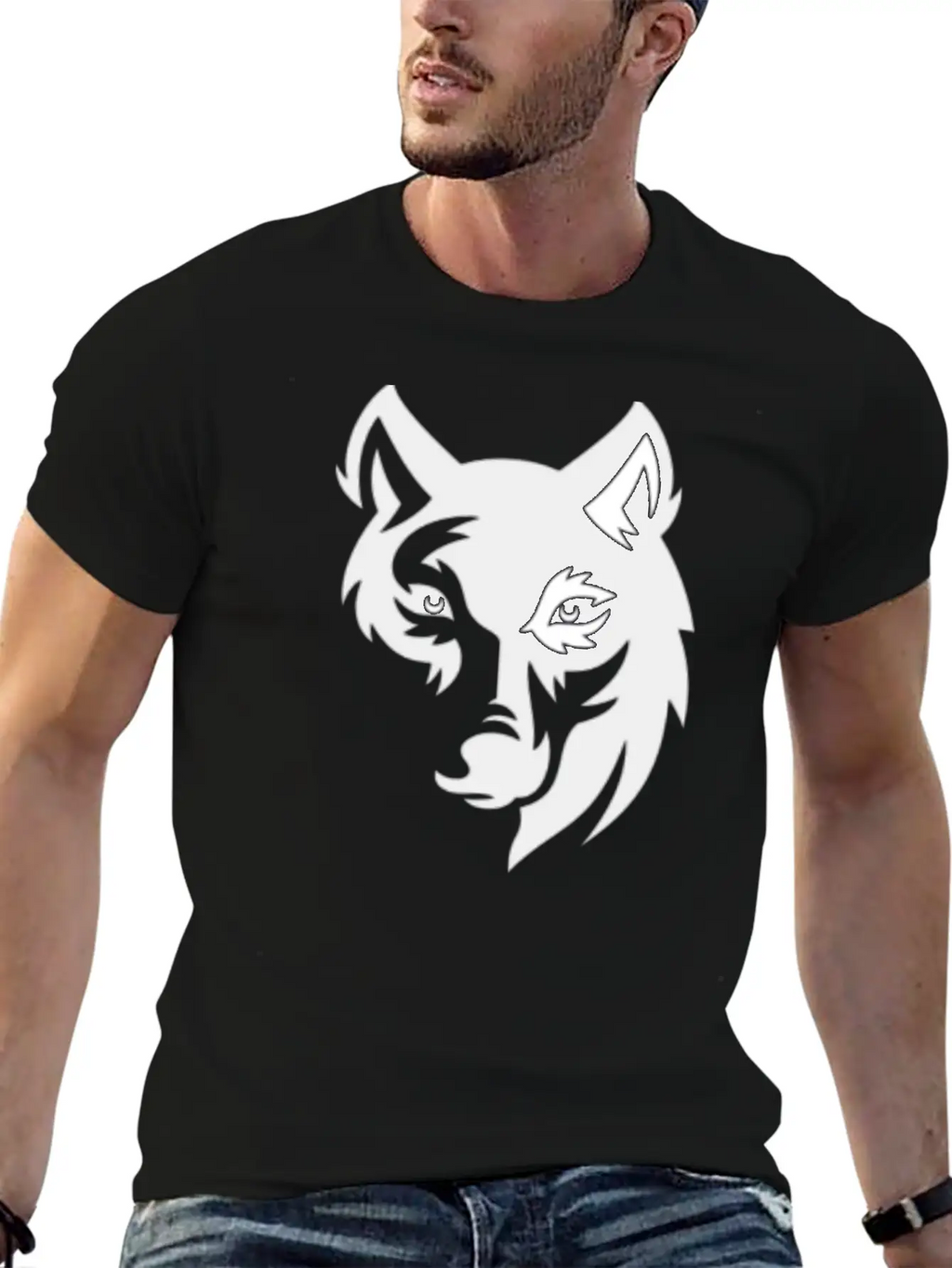 THE DOG Unisex Short Sleeve Soft Cotton T-Shirt – Casual Everyday Wear