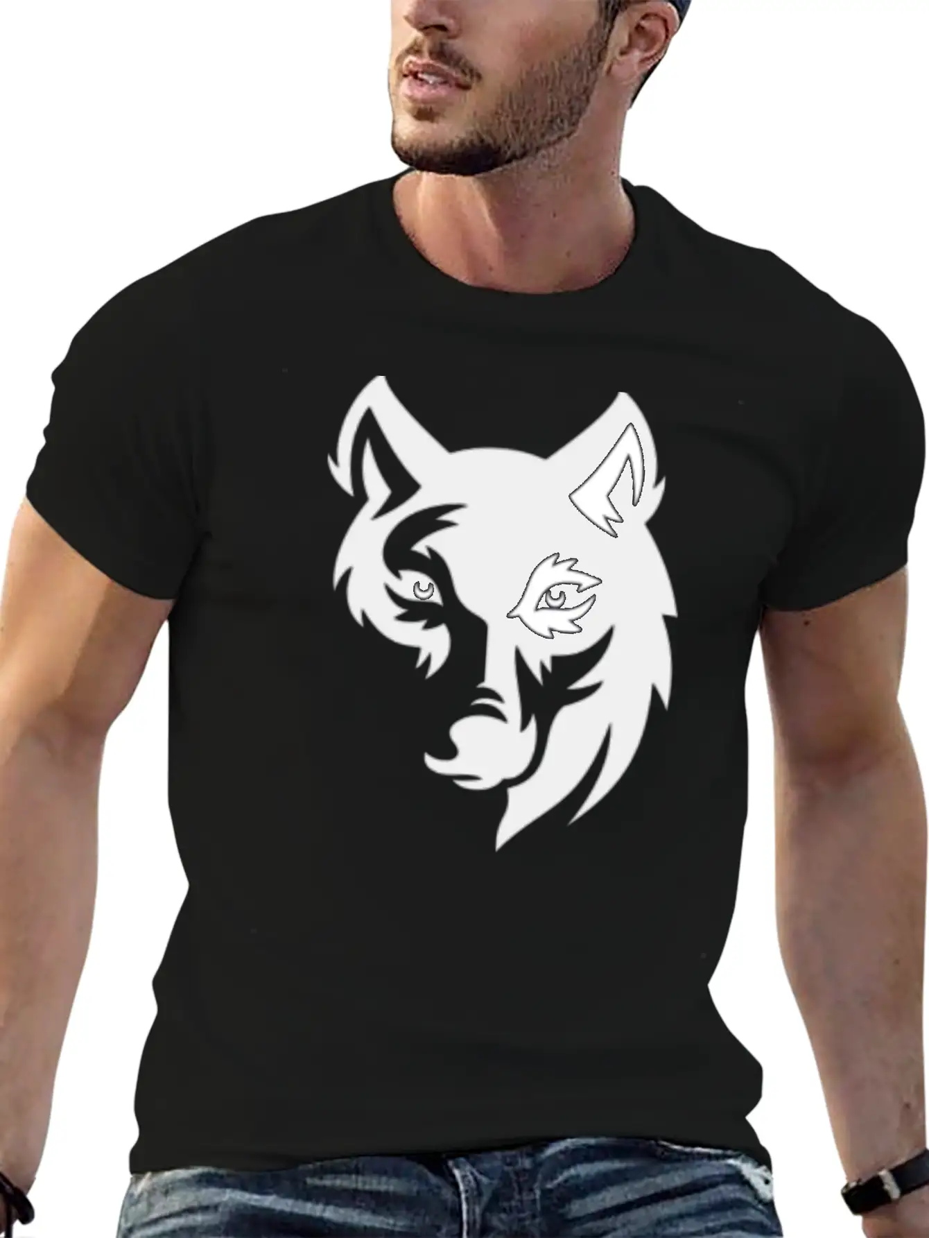 THE DOG Unisex Short Sleeve Soft Cotton T-Shirt – Casual Everyday Wear
