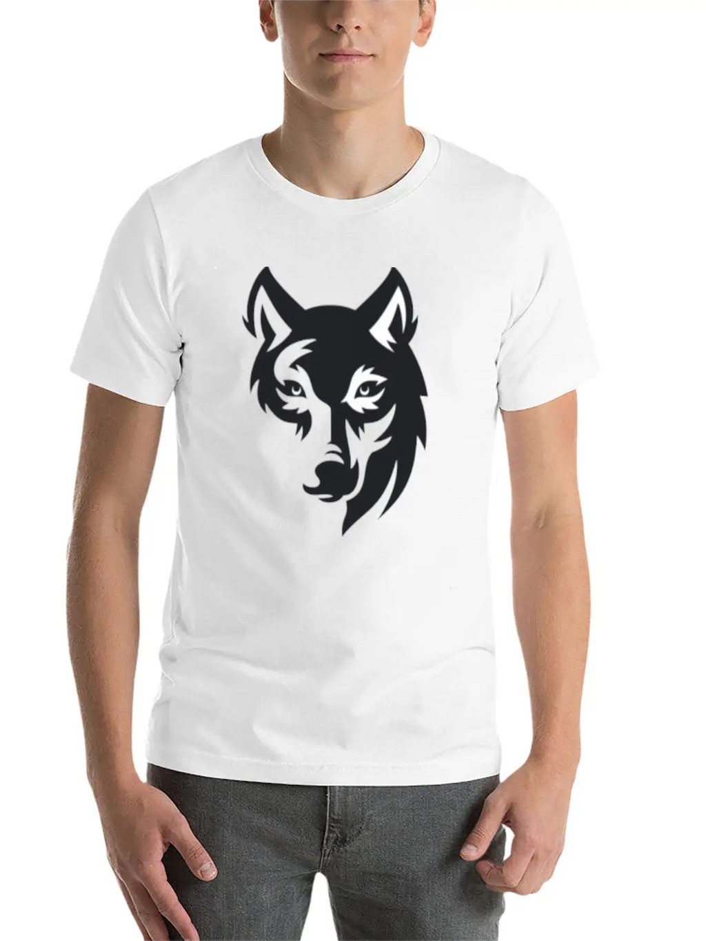 THE DOG Unisex Short Sleeve Soft Cotton T-Shirt – Casual Everyday Wear
