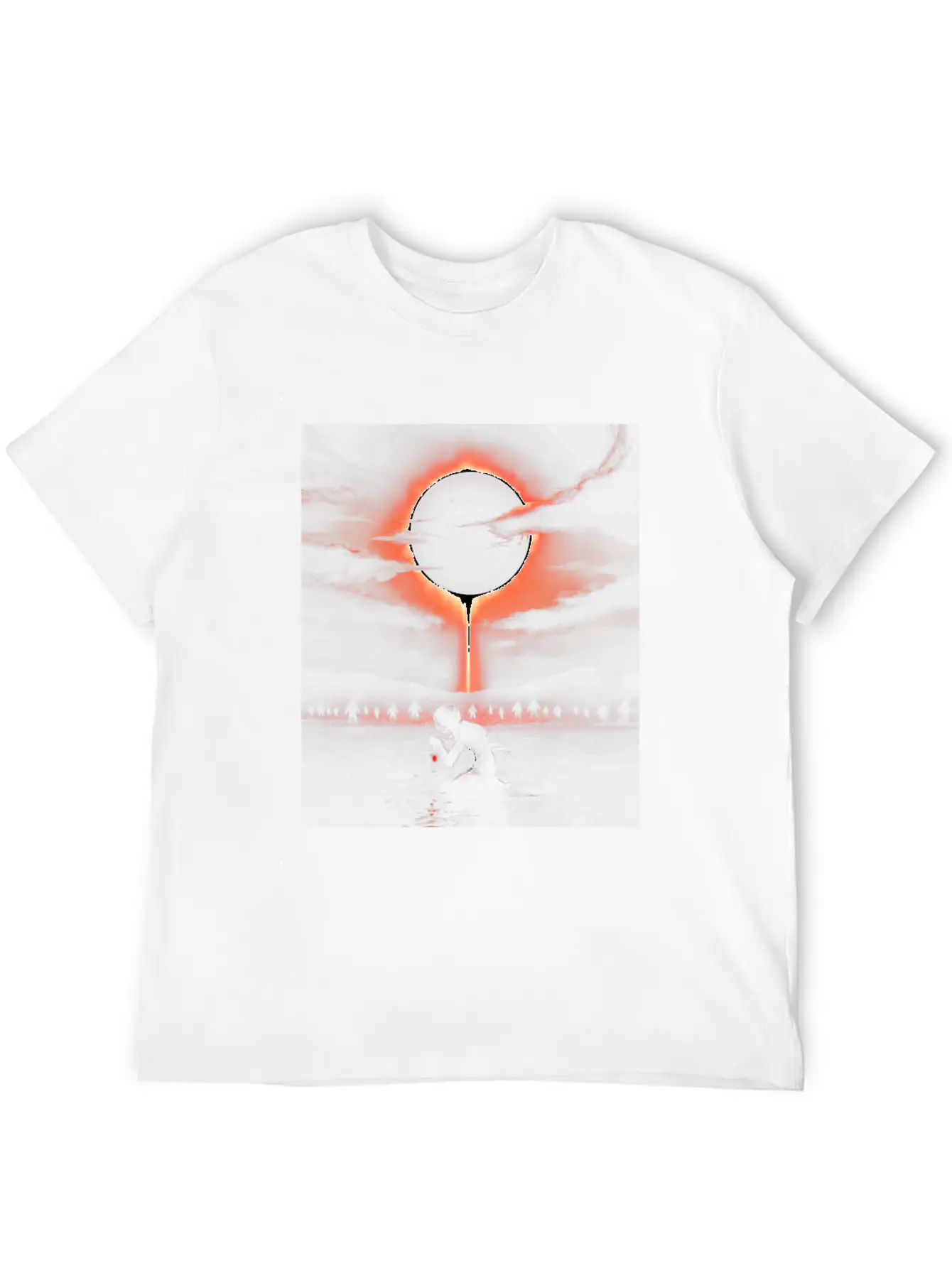 The Eclipse Graphic Unisex Short Sleeve Soft Cotton T-Shirt – Casual Everyday Wear