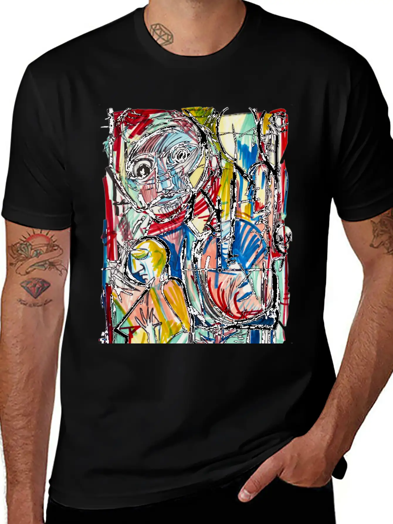 The Emotion Of Colour Casual Graphic T-Shirt – Simple And Comfortable Daily Wear