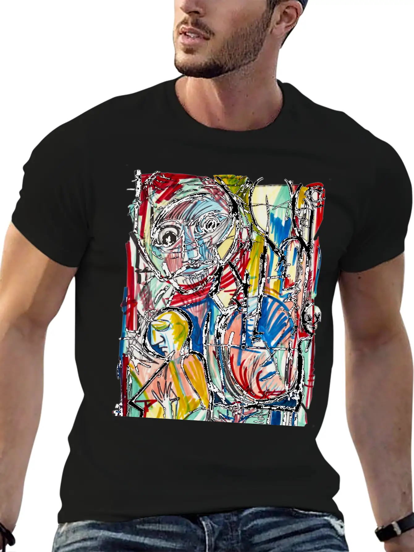 The Emotion Of Colour Casual Graphic T-Shirt – Simple And Comfortable Daily Wear