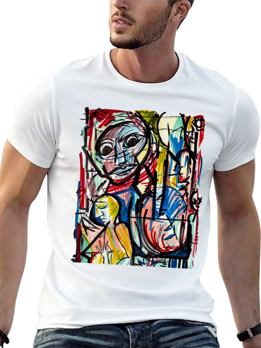 The Emotion Of Colour Casual Graphic T-Shirt – Simple And Comfortable Daily Wear