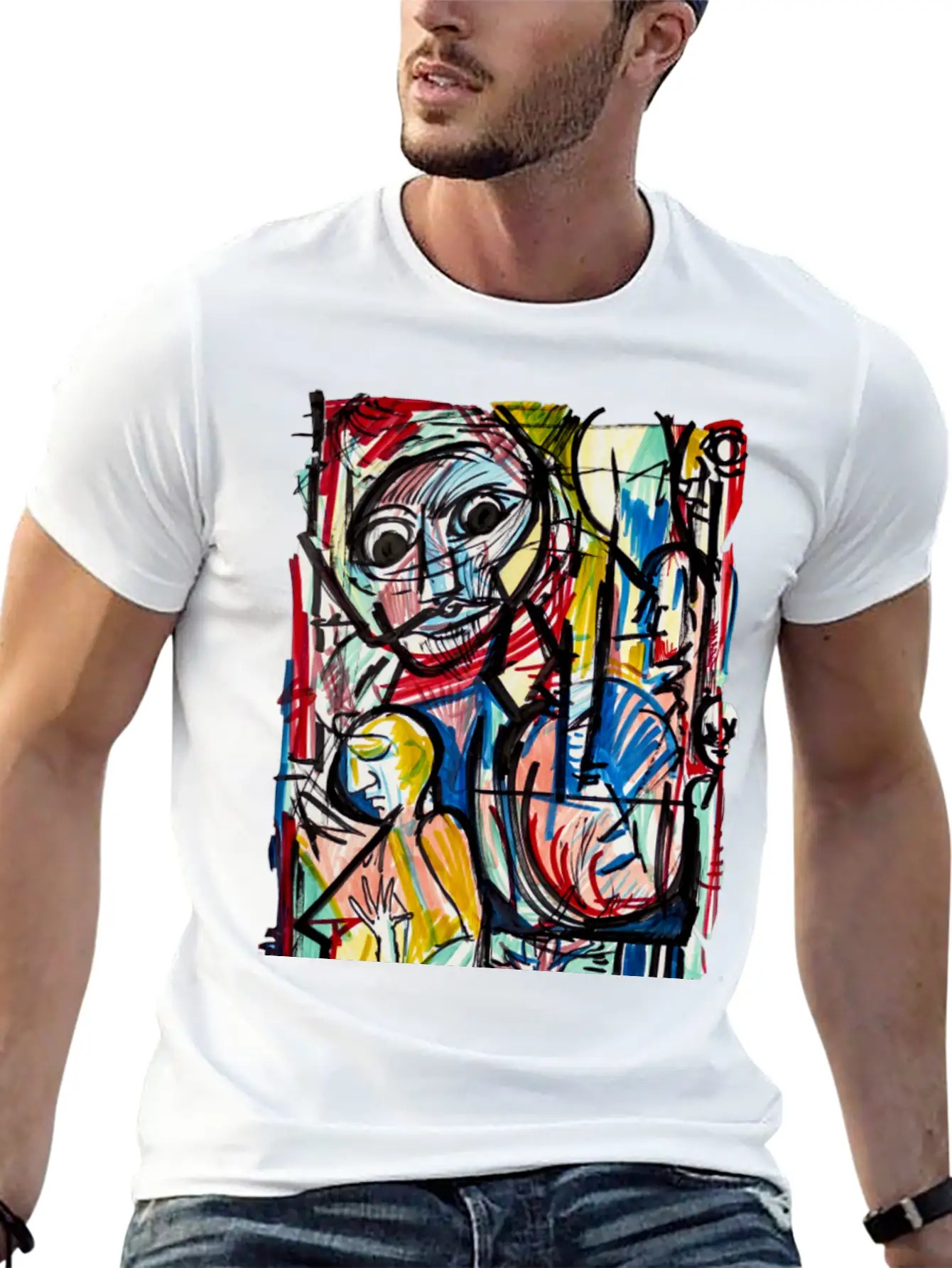The Emotion Of Colour Casual Graphic T-Shirt – Simple And Comfortable Daily Wear