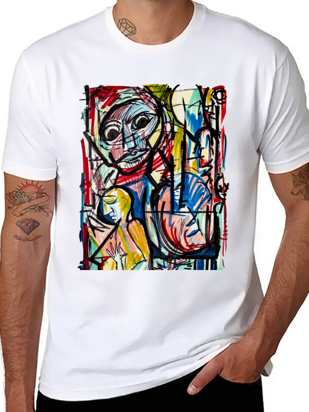 The Emotion Of Colour Casual Graphic T-Shirt – Simple And Comfortable Daily Wear