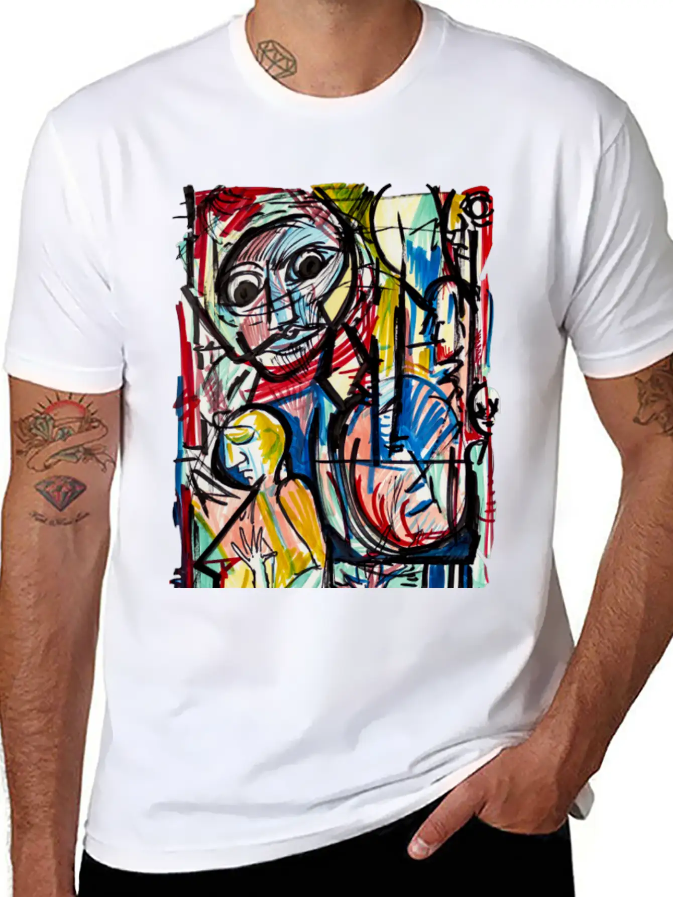 The Emotion Of Colour Casual Graphic T-Shirt – Simple And Comfortable Daily Wear