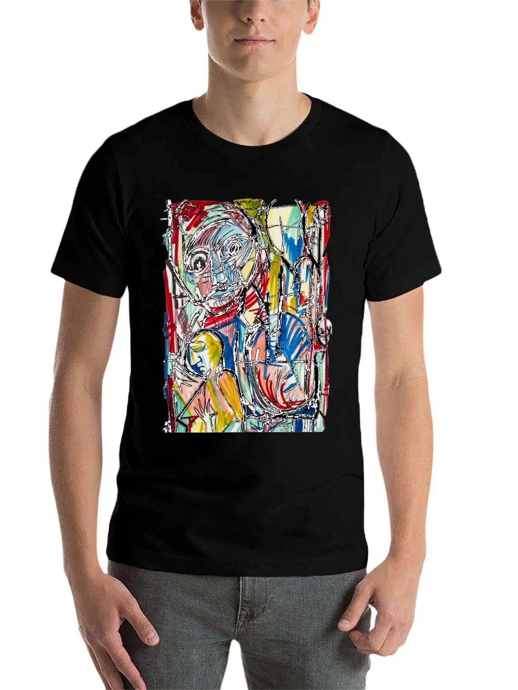 The Emotion Of Colour Casual Graphic T-Shirt – Simple And Comfortable Daily Wear