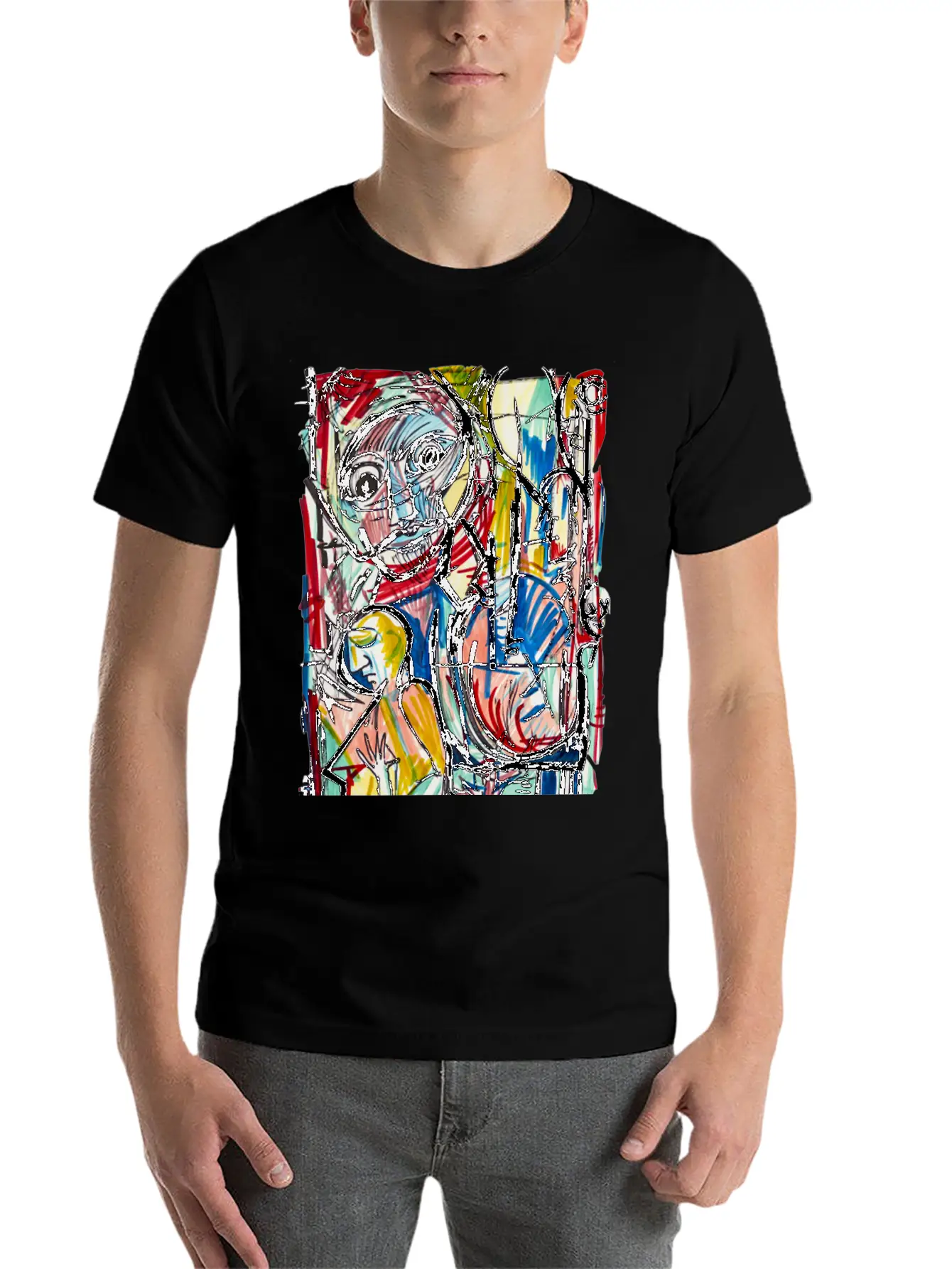 The Emotion Of Colour Casual Graphic T-Shirt – Simple And Comfortable Daily Wear