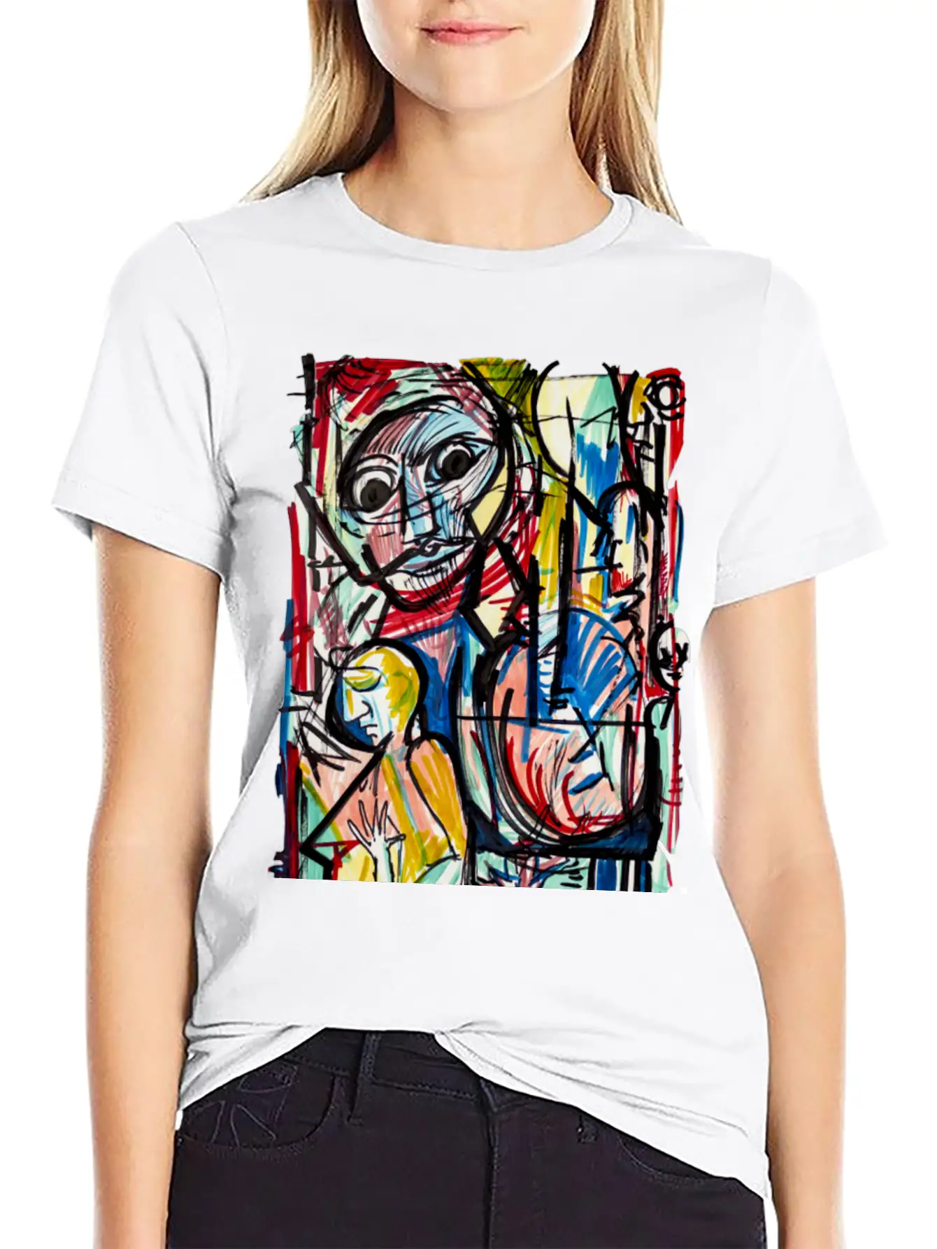 The Emotion Of Colour Casual Graphic T-Shirt – Simple And Comfortable Daily Wear