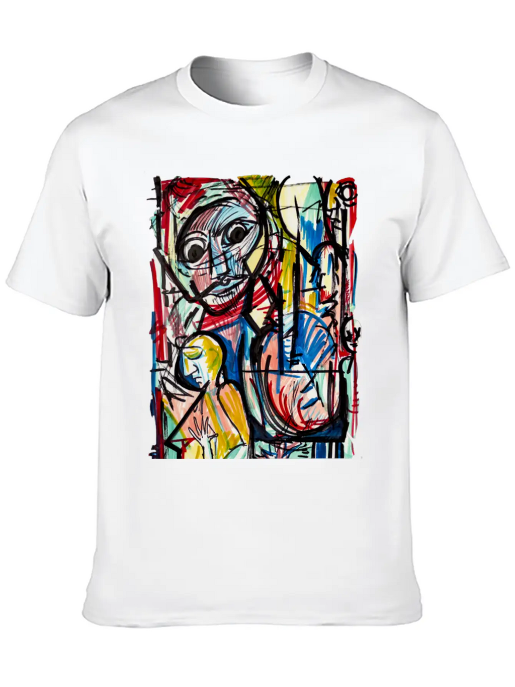 The Emotion Of Colour Casual Graphic T-Shirt – Simple And Comfortable Daily Wear