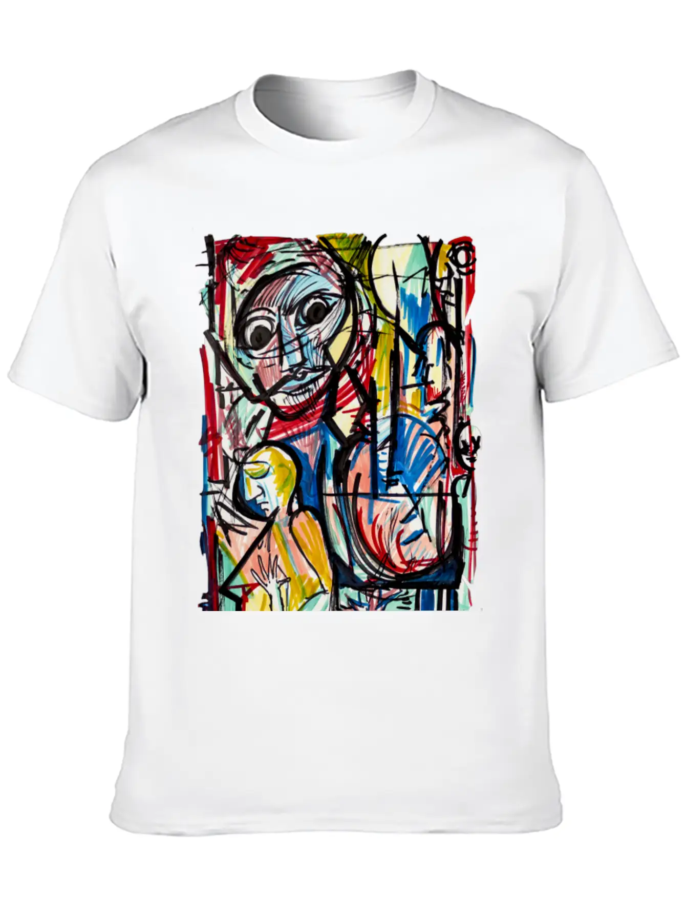 The Emotion Of Colour Casual Graphic T-Shirt – Simple And Comfortable Daily Wear