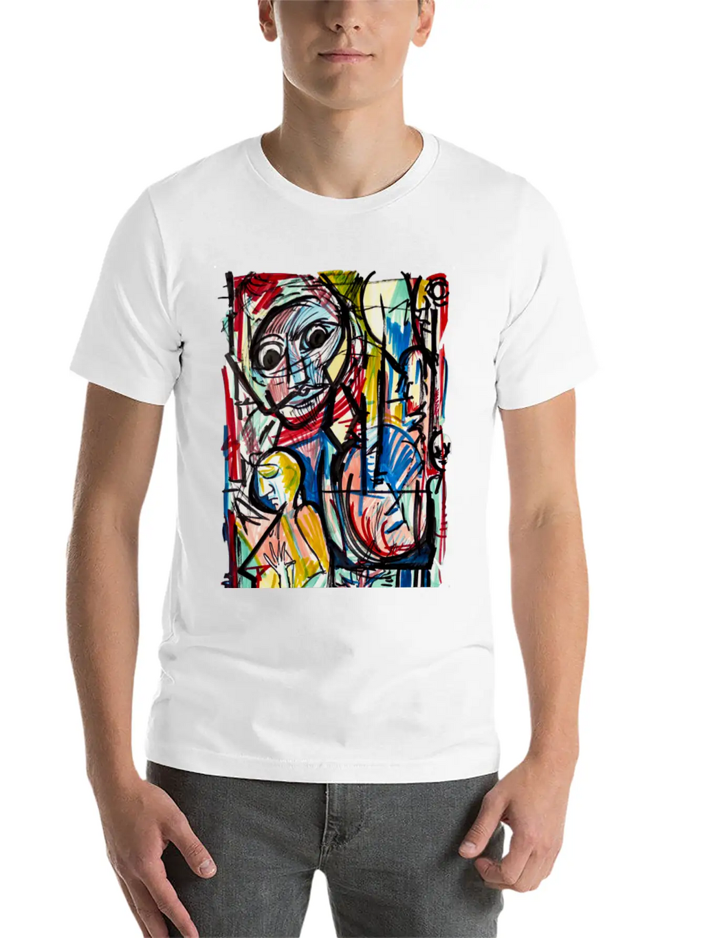 The Emotion Of Colour Casual Graphic T-Shirt – Simple And Comfortable Daily Wear
