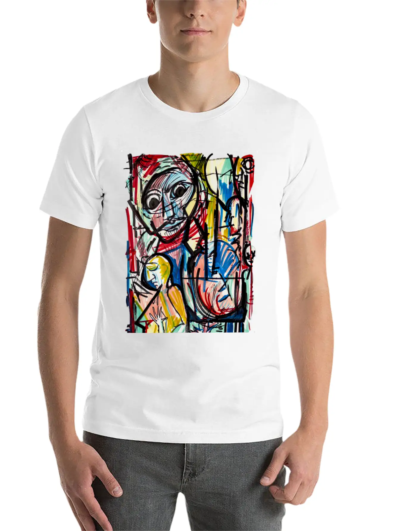 The Emotion Of Colour Casual Graphic T-Shirt – Simple And Comfortable Daily Wear