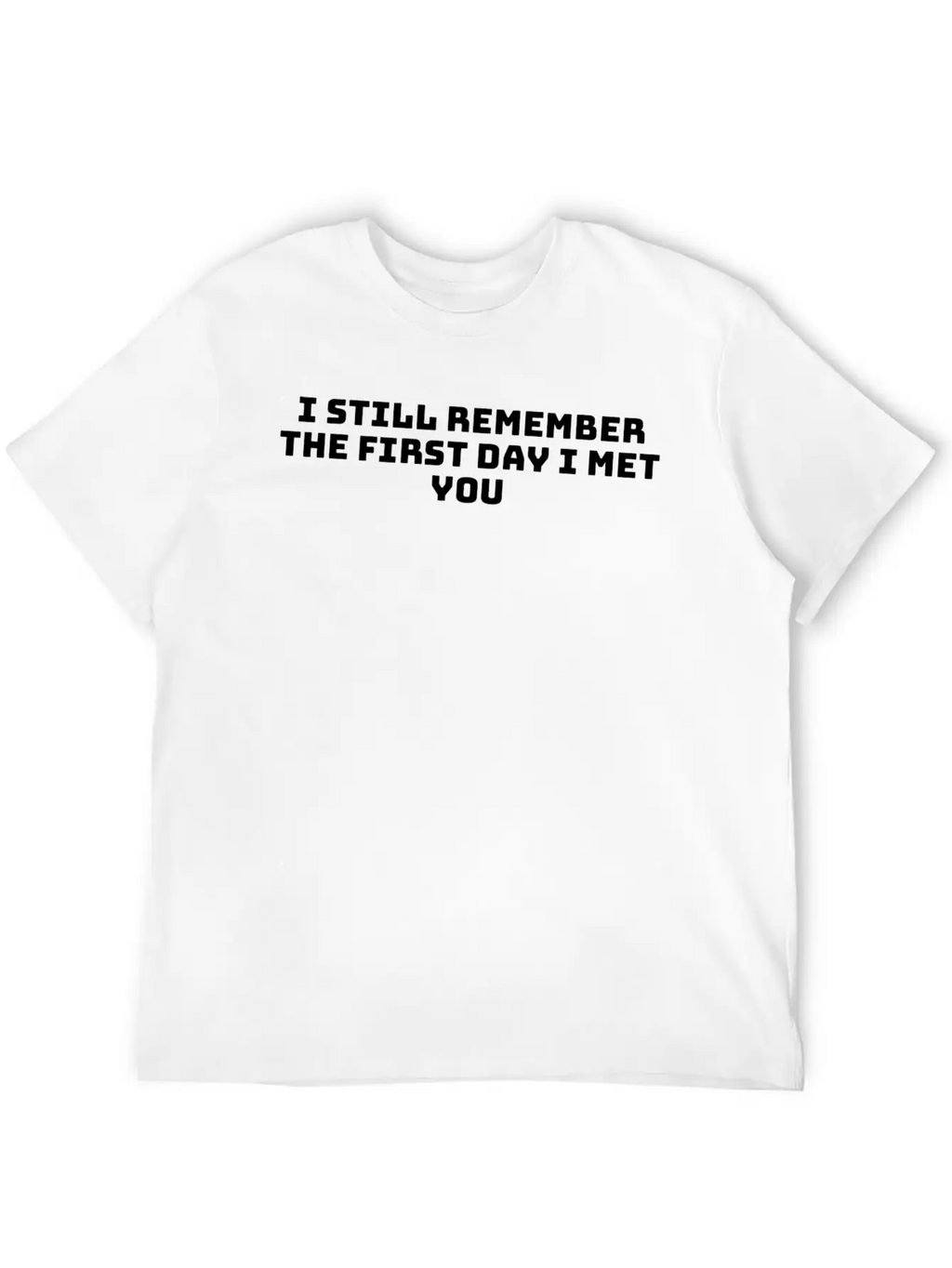 The First Day Unisex Casual T-Shirt – Clean Design For Daily Comfort