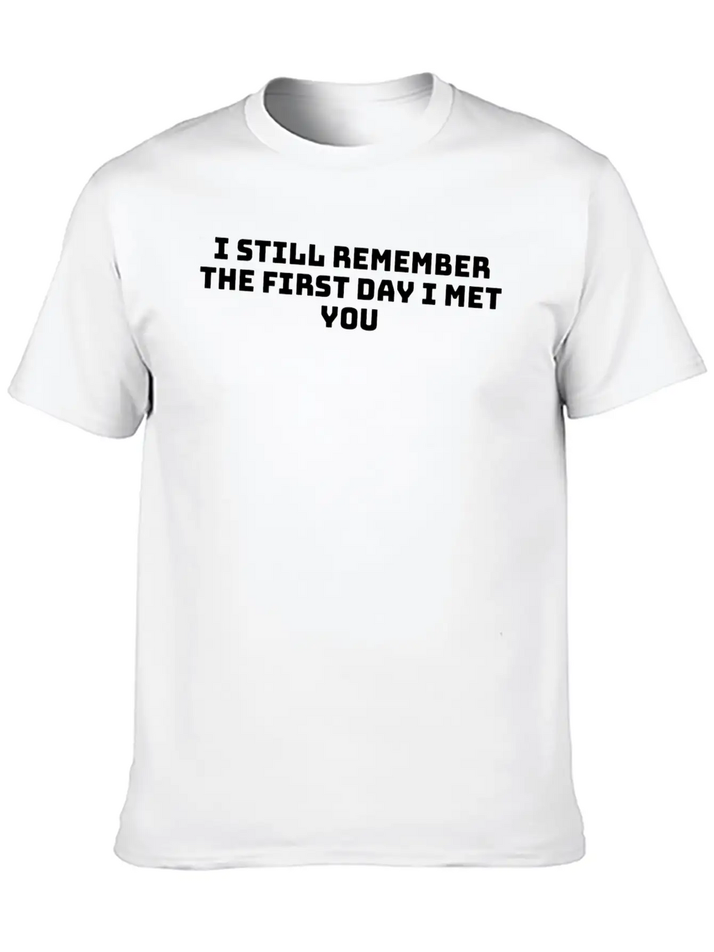 The First Day Unisex Casual T-Shirt – Clean Design For Daily Comfort