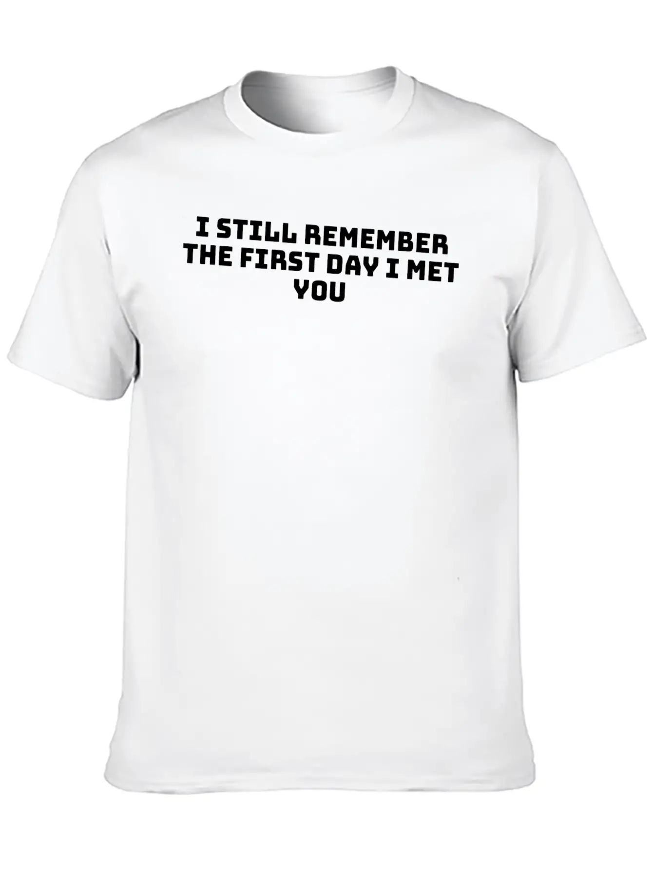 The First Day Unisex Casual T-Shirt – Clean Design For Daily Comfort