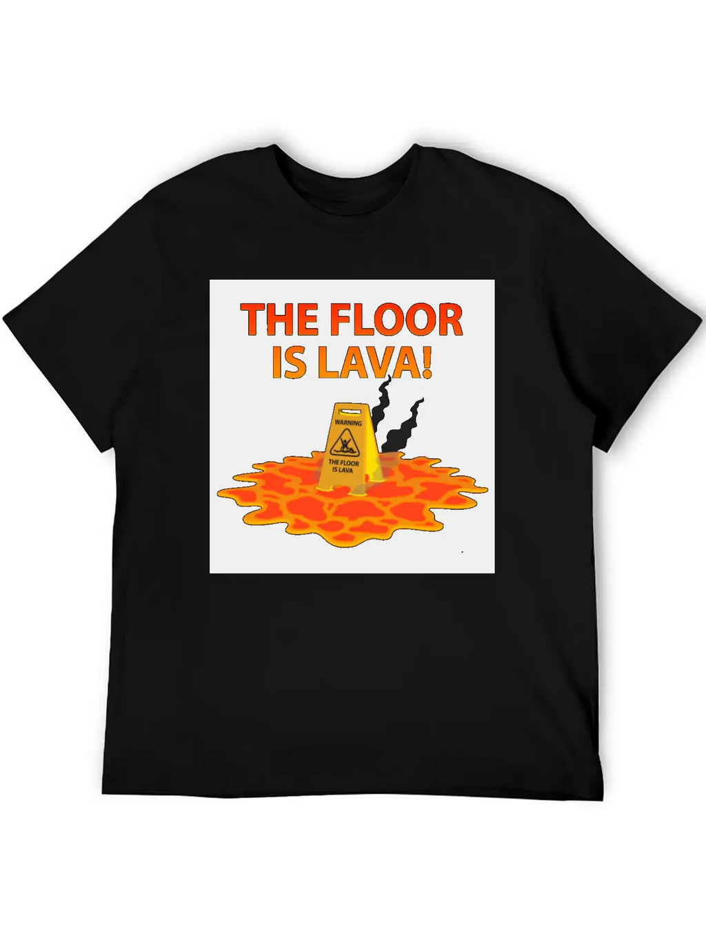 The Floor Is Lava Casual Graphic T-Shirt – Simple And Comfortable Daily Wear