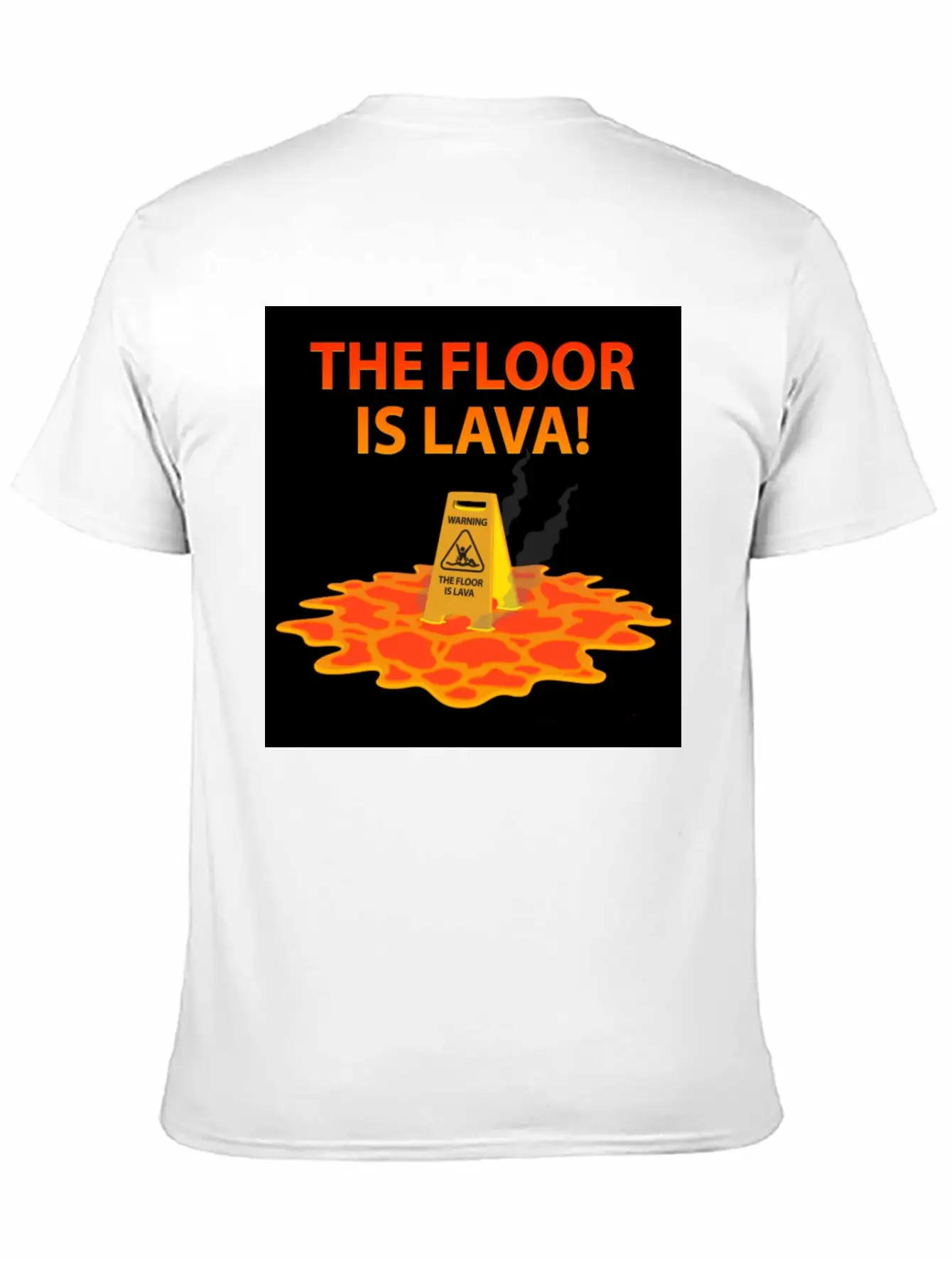 The Floor Is Lava Casual Graphic T-Shirt – Simple And Comfortable Daily Wear