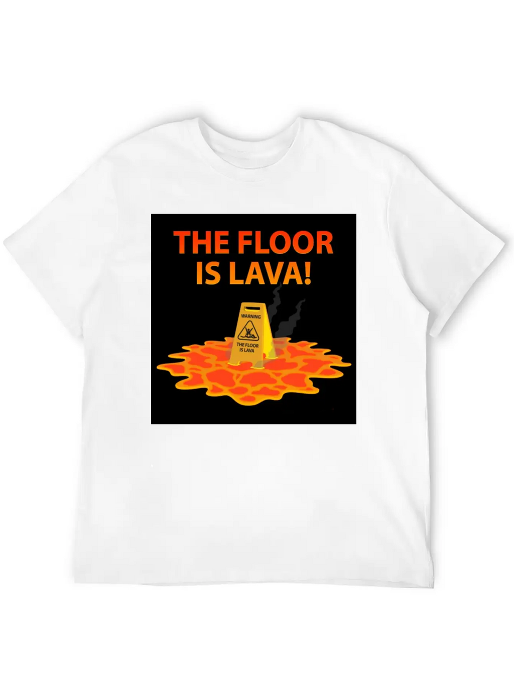 The Floor Is Lava Casual Graphic T-Shirt – Simple And Comfortable Daily Wear
