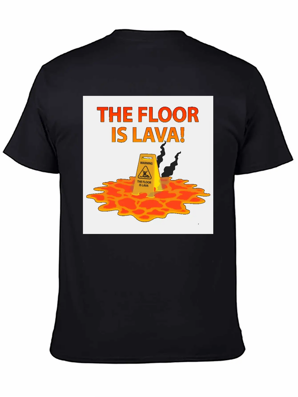 The Floor Is Lava Casual Graphic T-Shirt – Simple And Comfortable Daily Wear