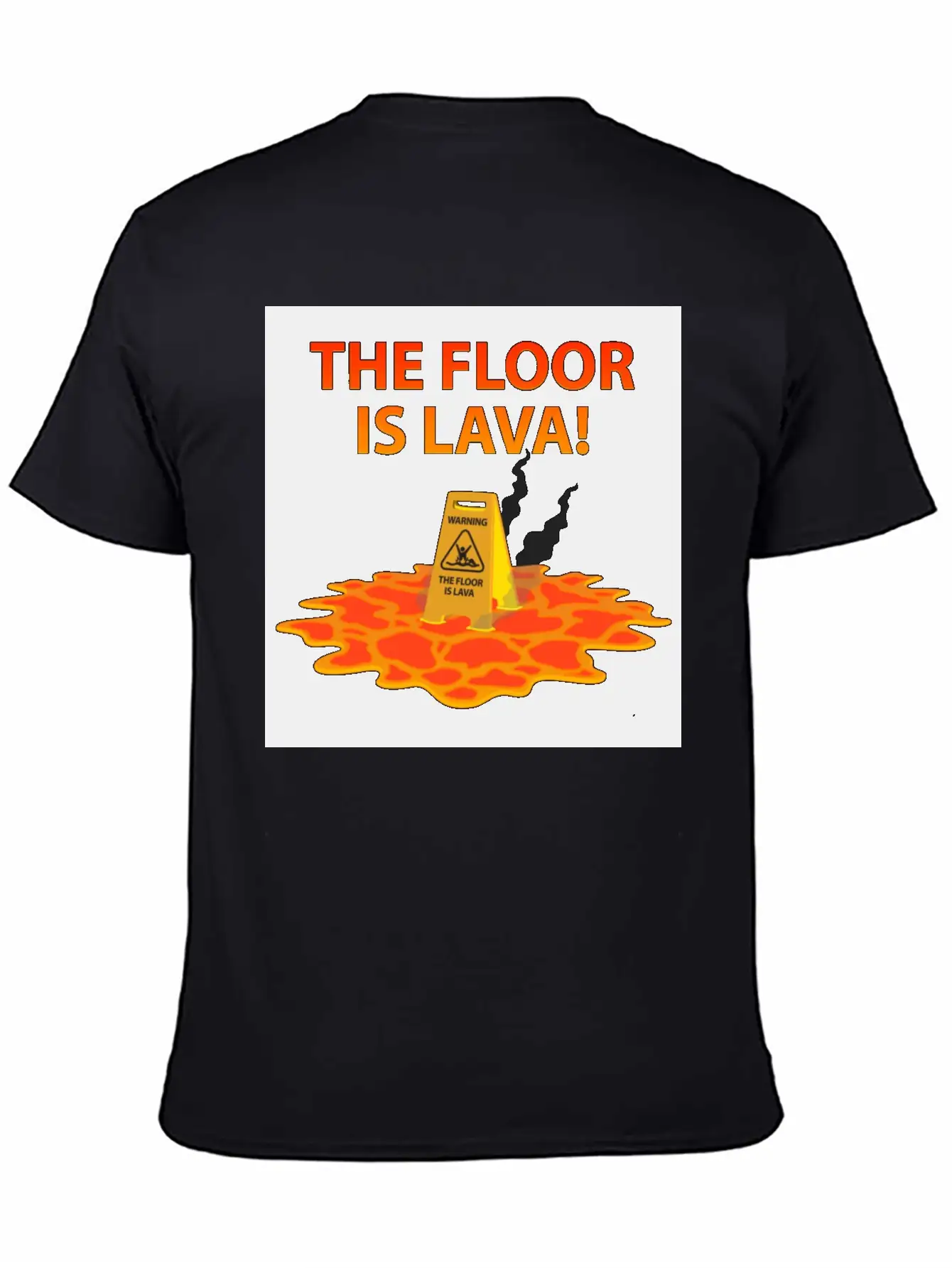 The Floor Is Lava Casual Graphic T-Shirt – Simple And Comfortable Daily Wear