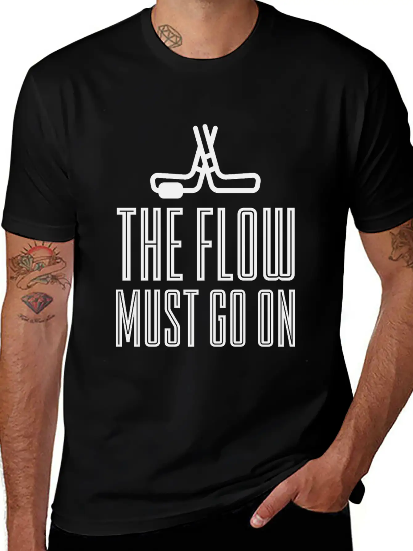 The Flow Must Go On 3 Unisex Casual T-Shirt – Clean Design For Daily Comfort