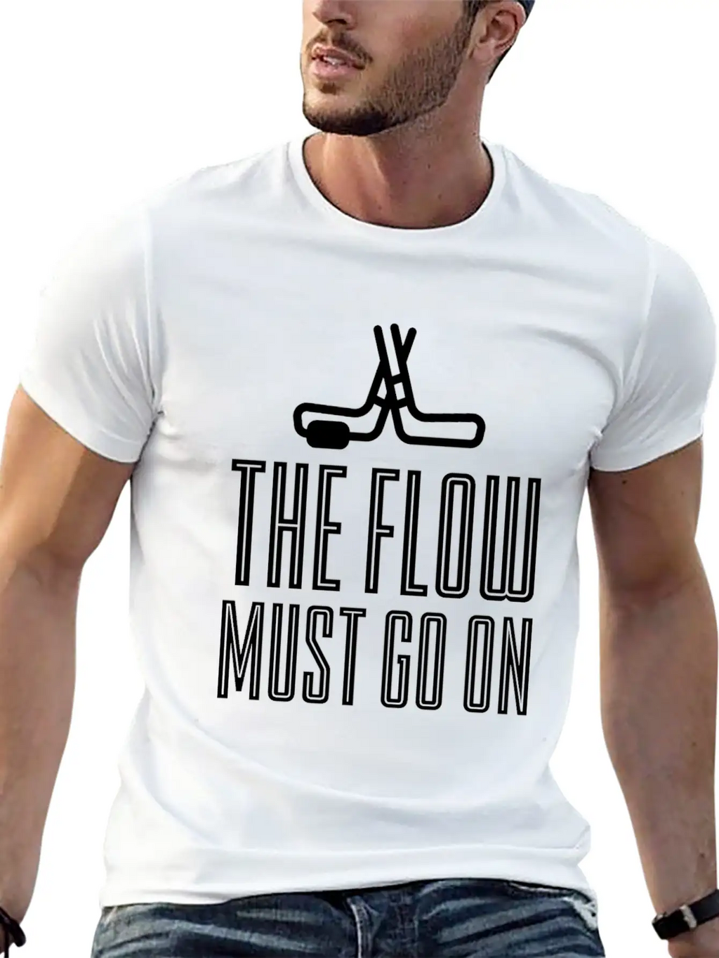 The Flow Must Go On 3 Unisex Casual T-Shirt – Clean Design For Daily Comfort