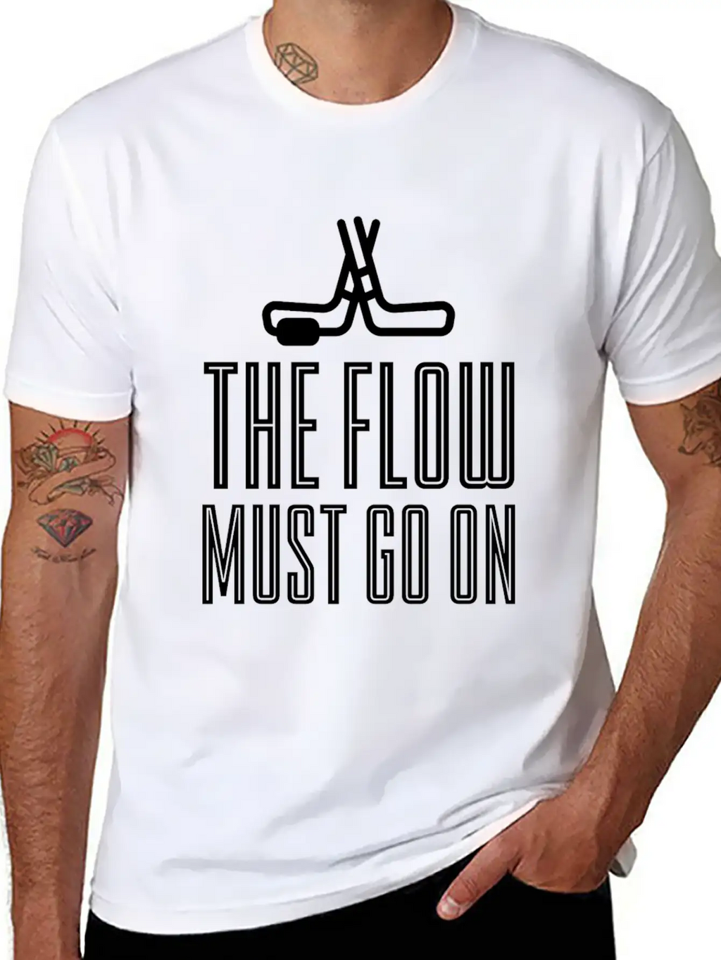 The Flow Must Go On 3 Unisex Casual T-Shirt – Clean Design For Daily Comfort