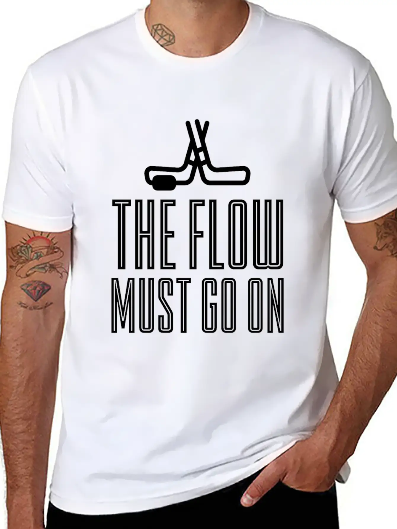 The Flow Must Go On 3 Unisex Casual T-Shirt – Clean Design For Daily Comfort