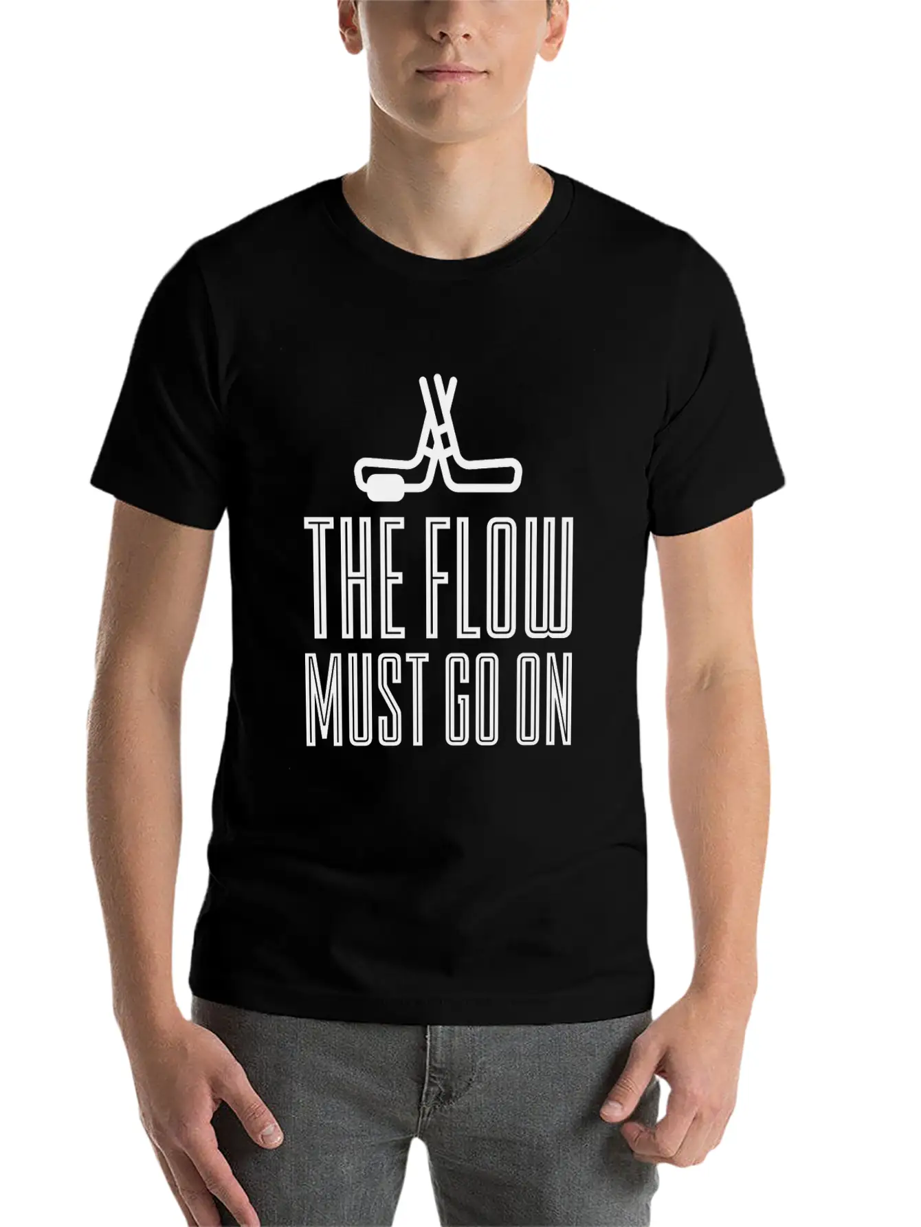 The Flow Must Go On 3 Unisex Casual T-Shirt – Clean Design For Daily Comfort