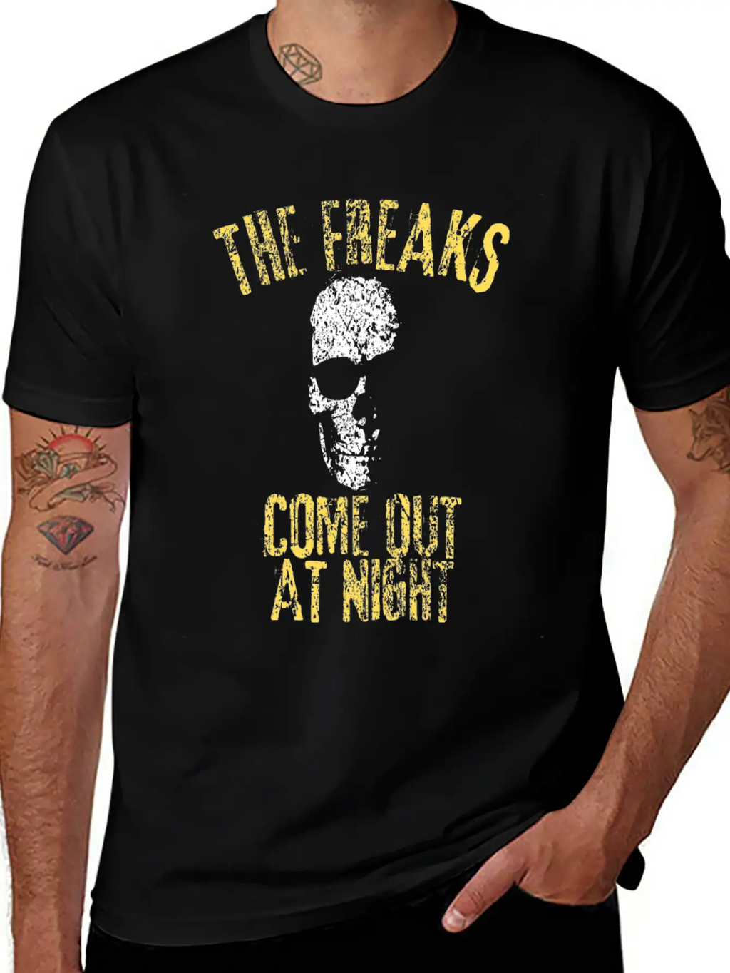 The Freaks Come Out At Night Unisex Short Sleeve Soft Cotton T-Shirt – Casual Everyday Wear